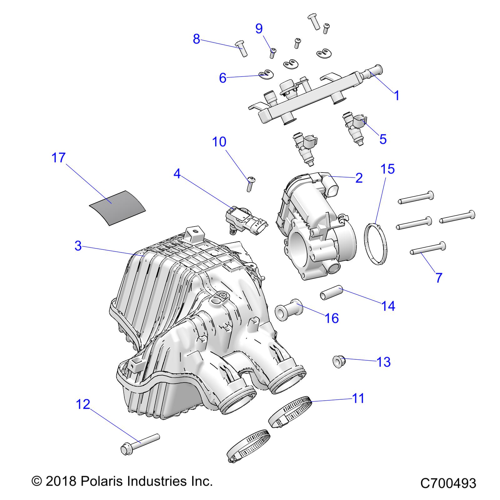 ENGINE, AIR INTAKE MANIFOLD - R19RSE99N1 (C700493)