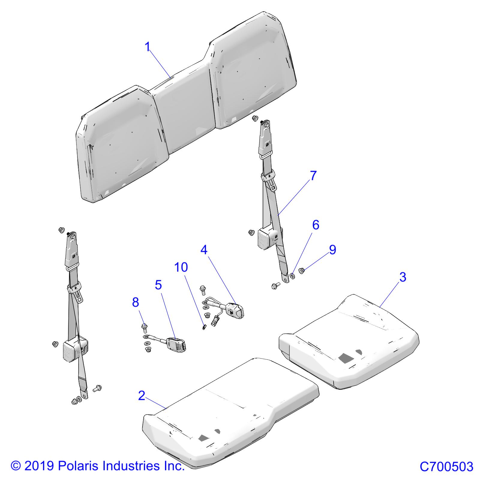 BODY, SEAT AND SEAT BELTS - D21BBP99A4/B4/FP99A4 (C700503)