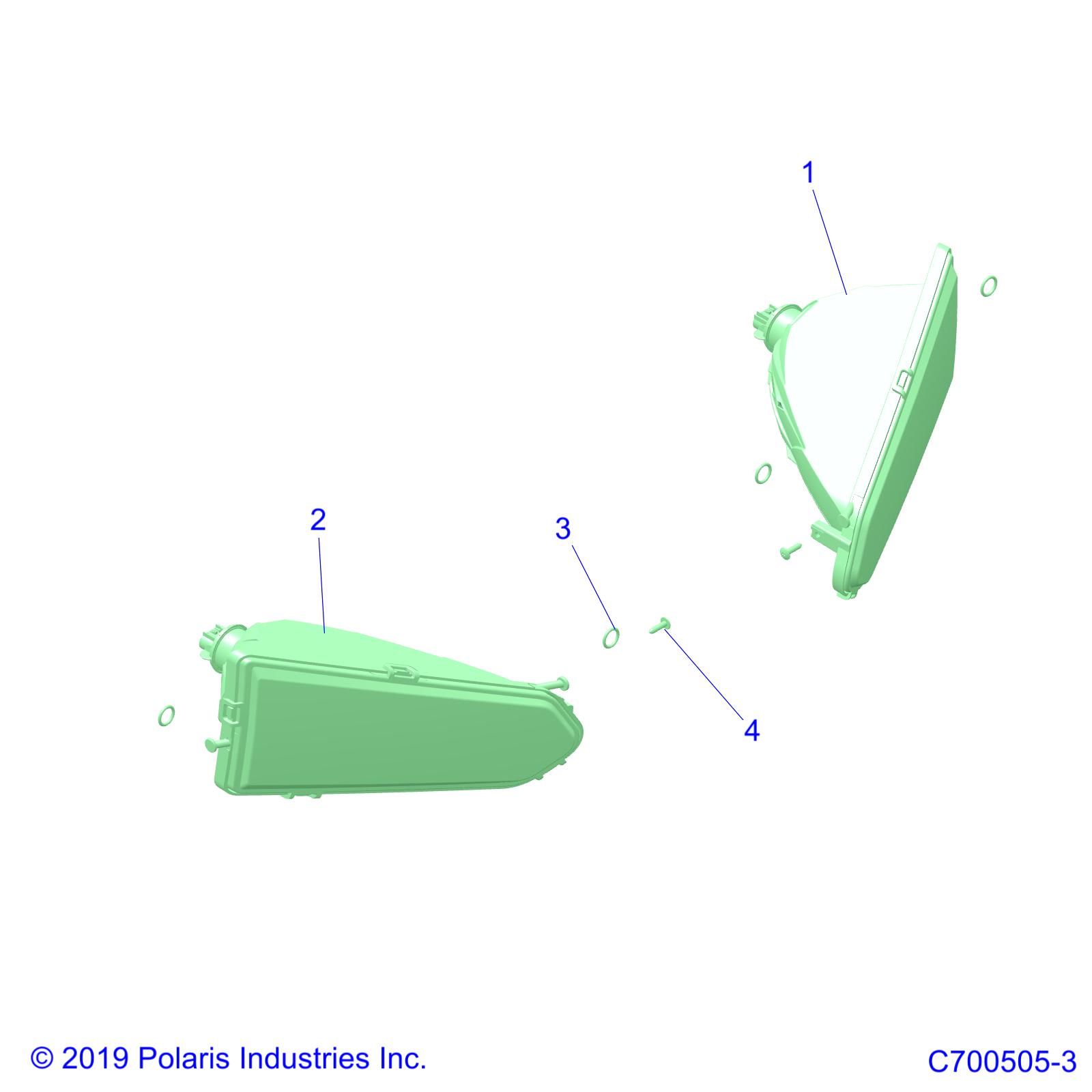 ELECTRICAL, LIGHT, HEADLIGHT - D22P4EP99A4/B4/F99A4 (C700505-3)