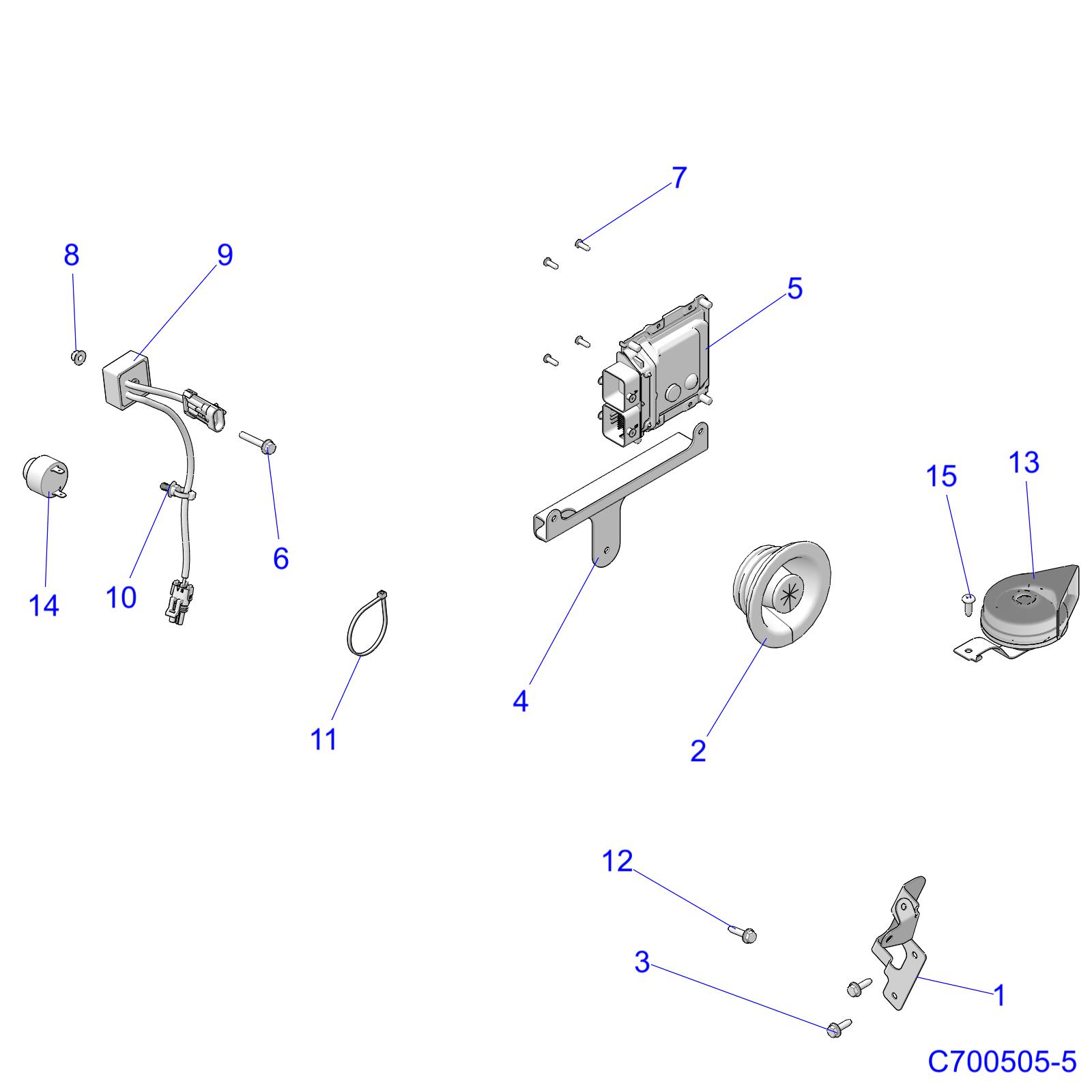 ELECTRICAL, ECU, RELAY, COIL - D19BEPD4B4 (C700505-5)