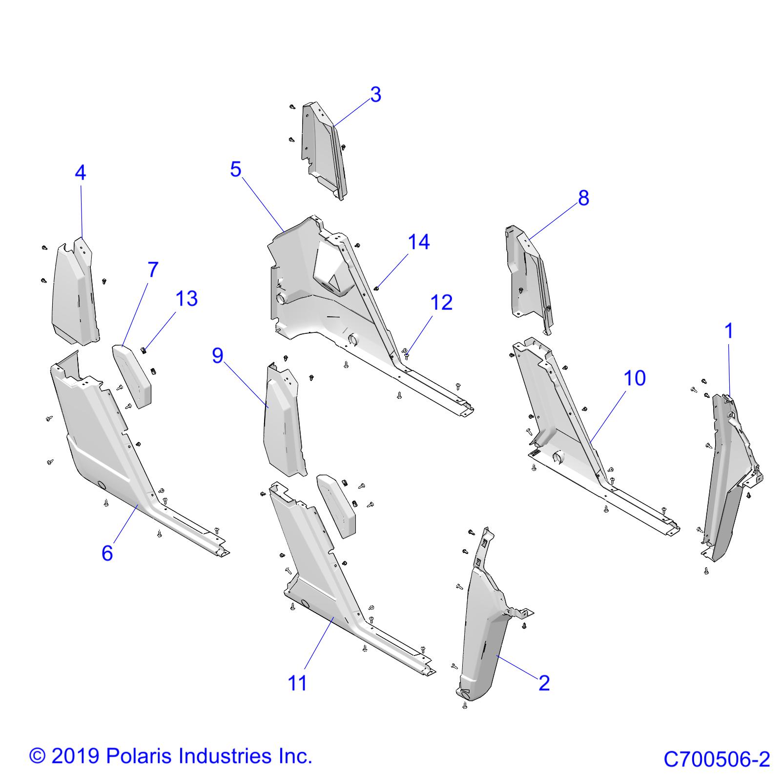 BODY, ROCKER PANELS - D20BEP99A4/B4/GP99A4 (C700506-2)