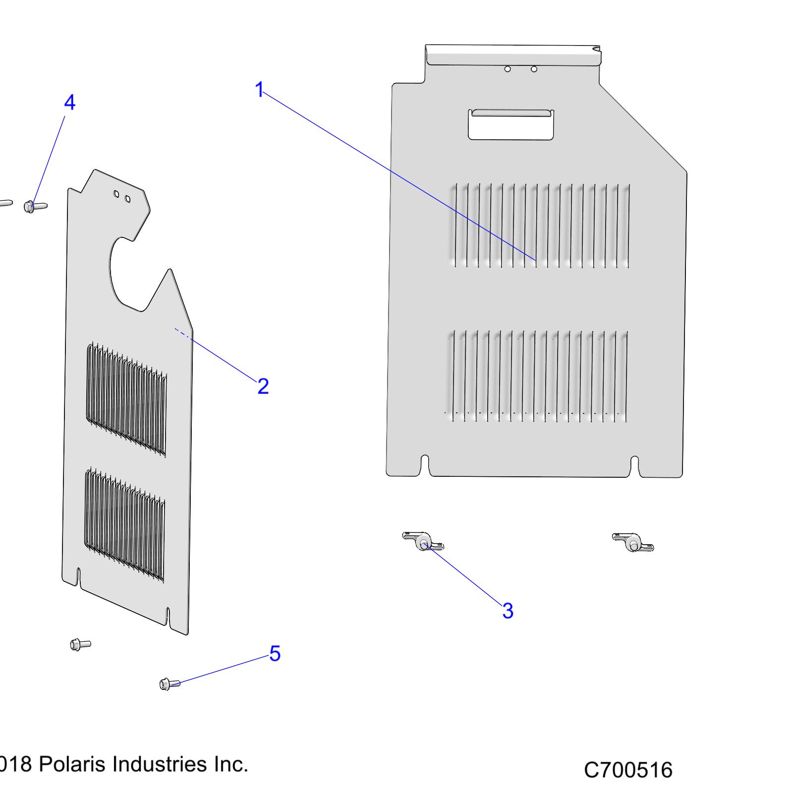 BODY, MUD COVERS REAR - R25RRED4FA/DA/SD4CA/CK (C700516)