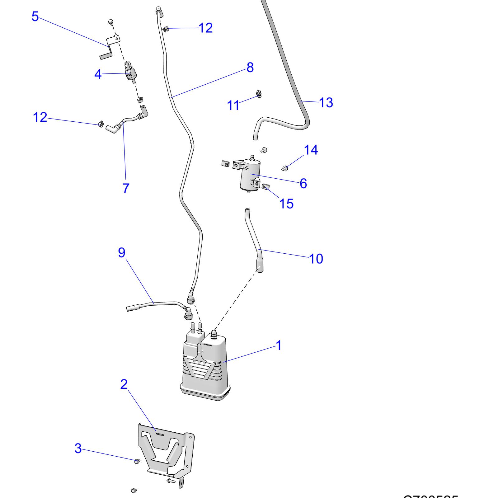 BODY, FUEL TANK EVAP - R19RSB99B9 (C700525)