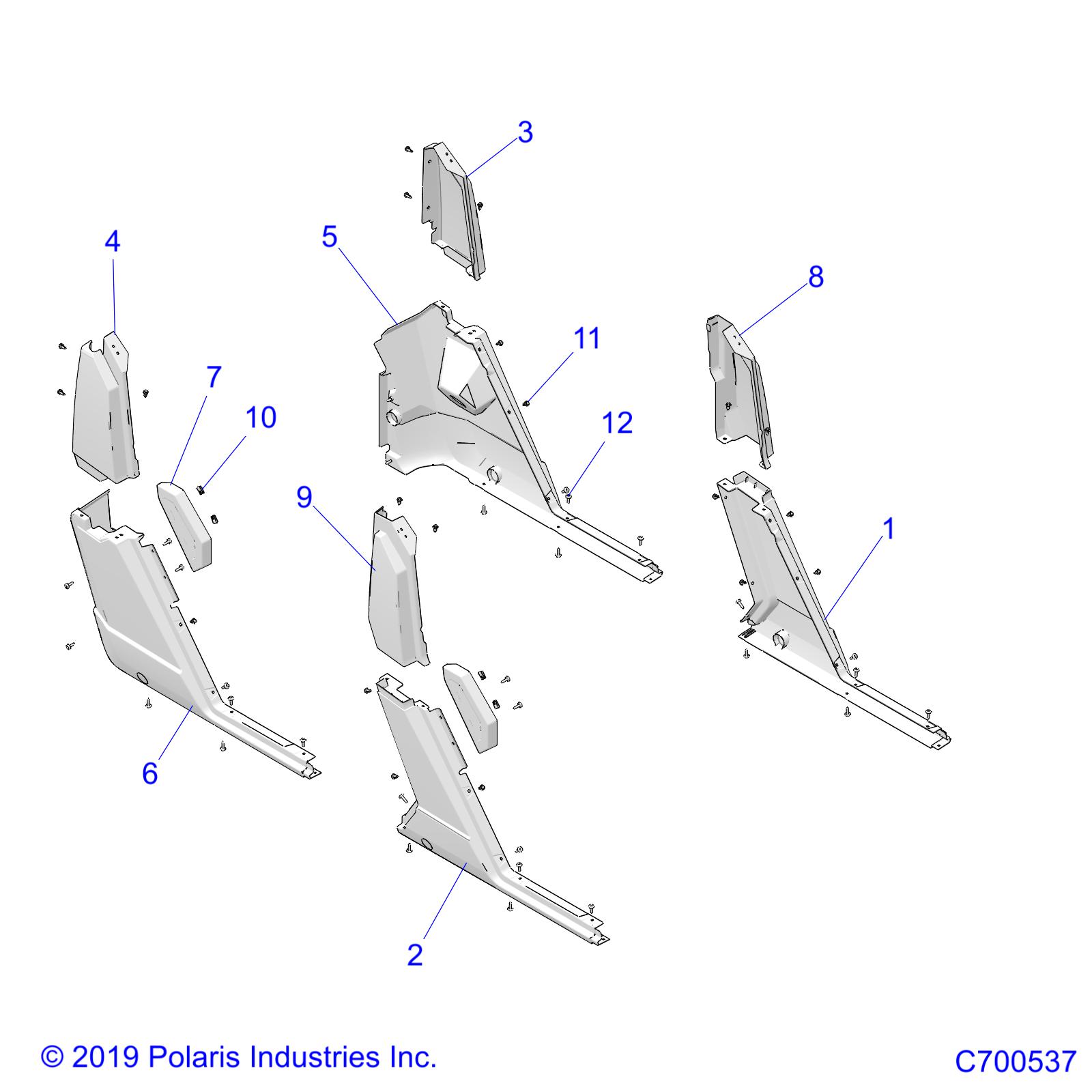 BODY, ROCKER PANELS - R19RSU99A/B (C700537)