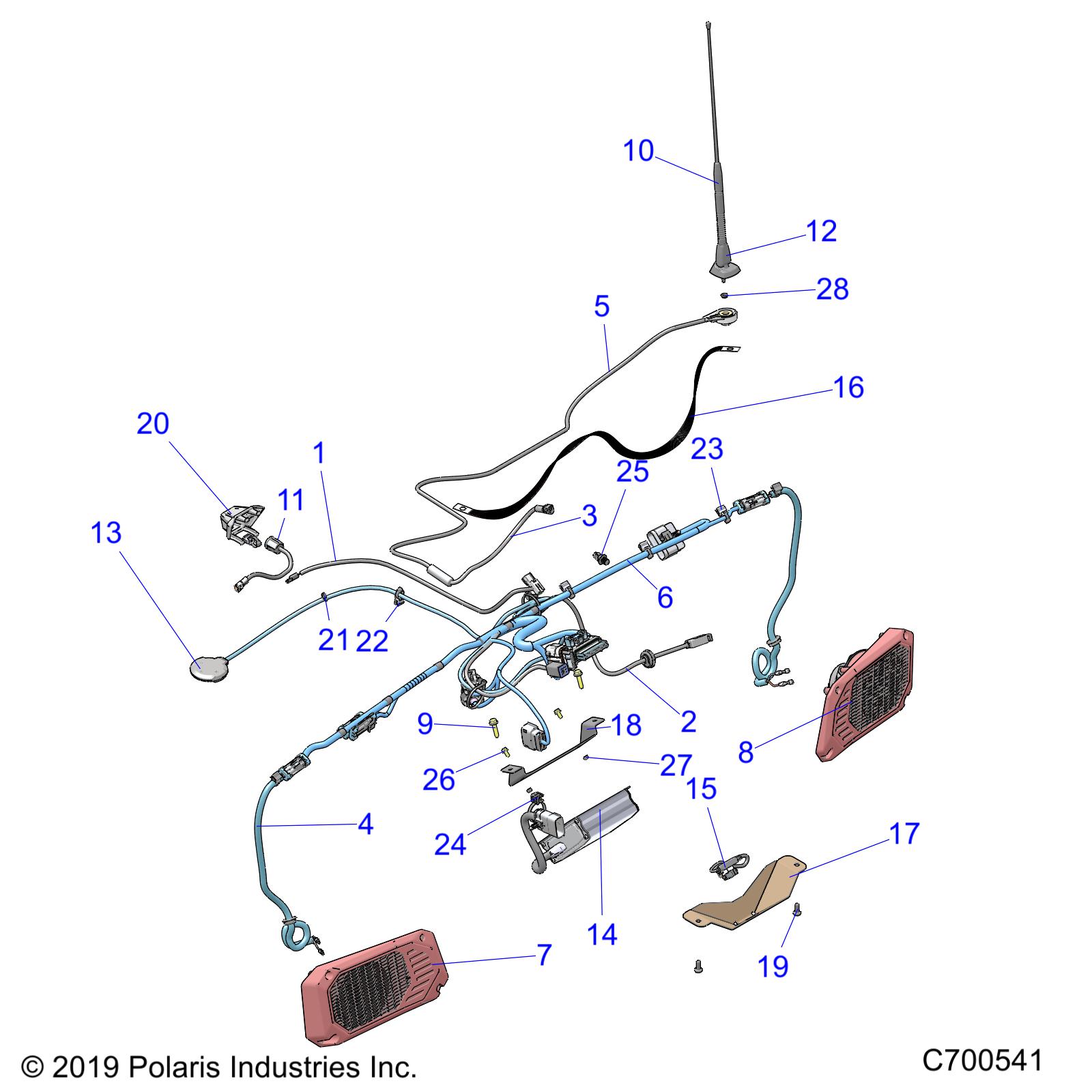 ELECTRICAL, DASH INSTUMENTS, RIDE COMMAND - R19RRE99A/B (C700541)