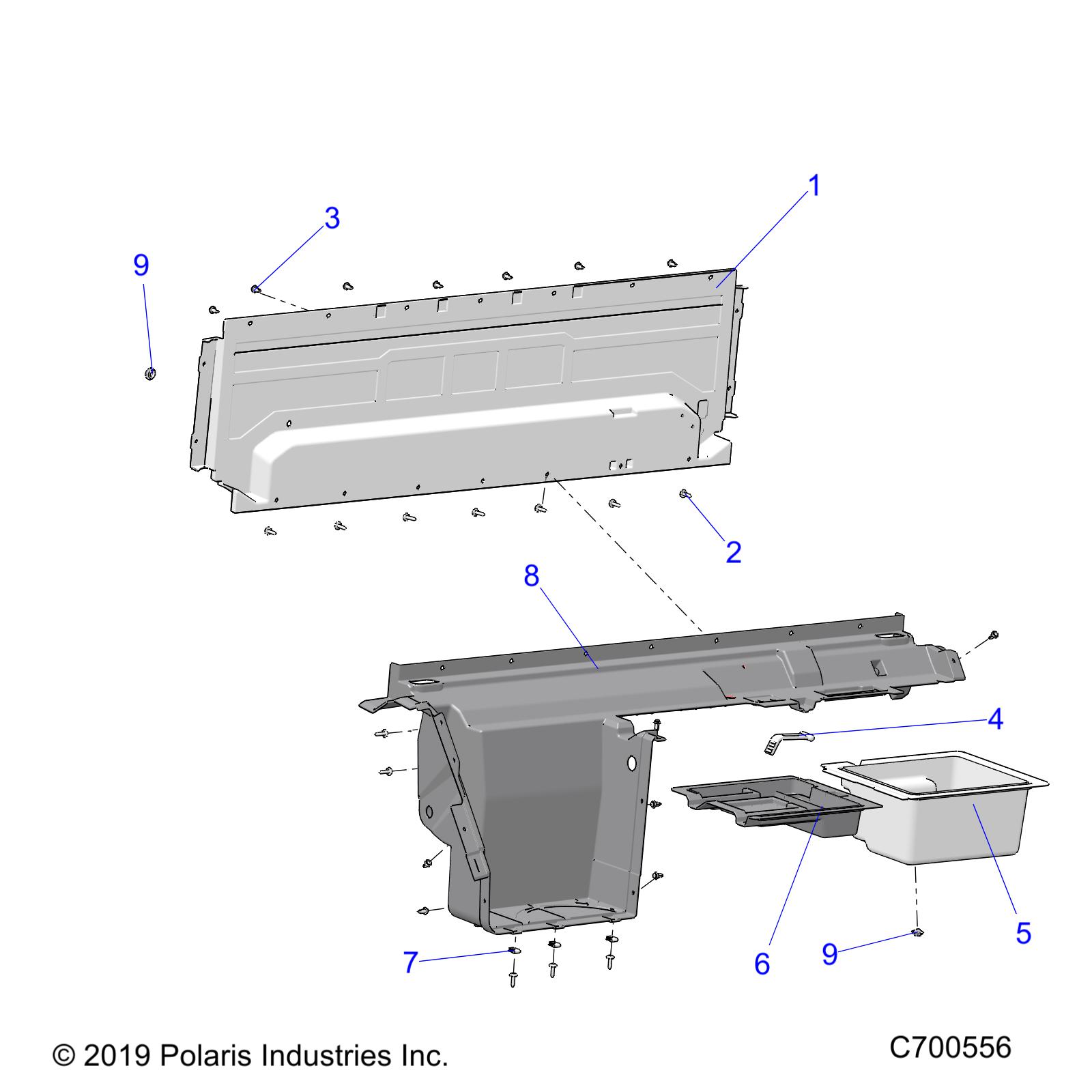 BODY, REAR CLOSEOFF, AND FENDERS - R20RRR99A/B (C700556)