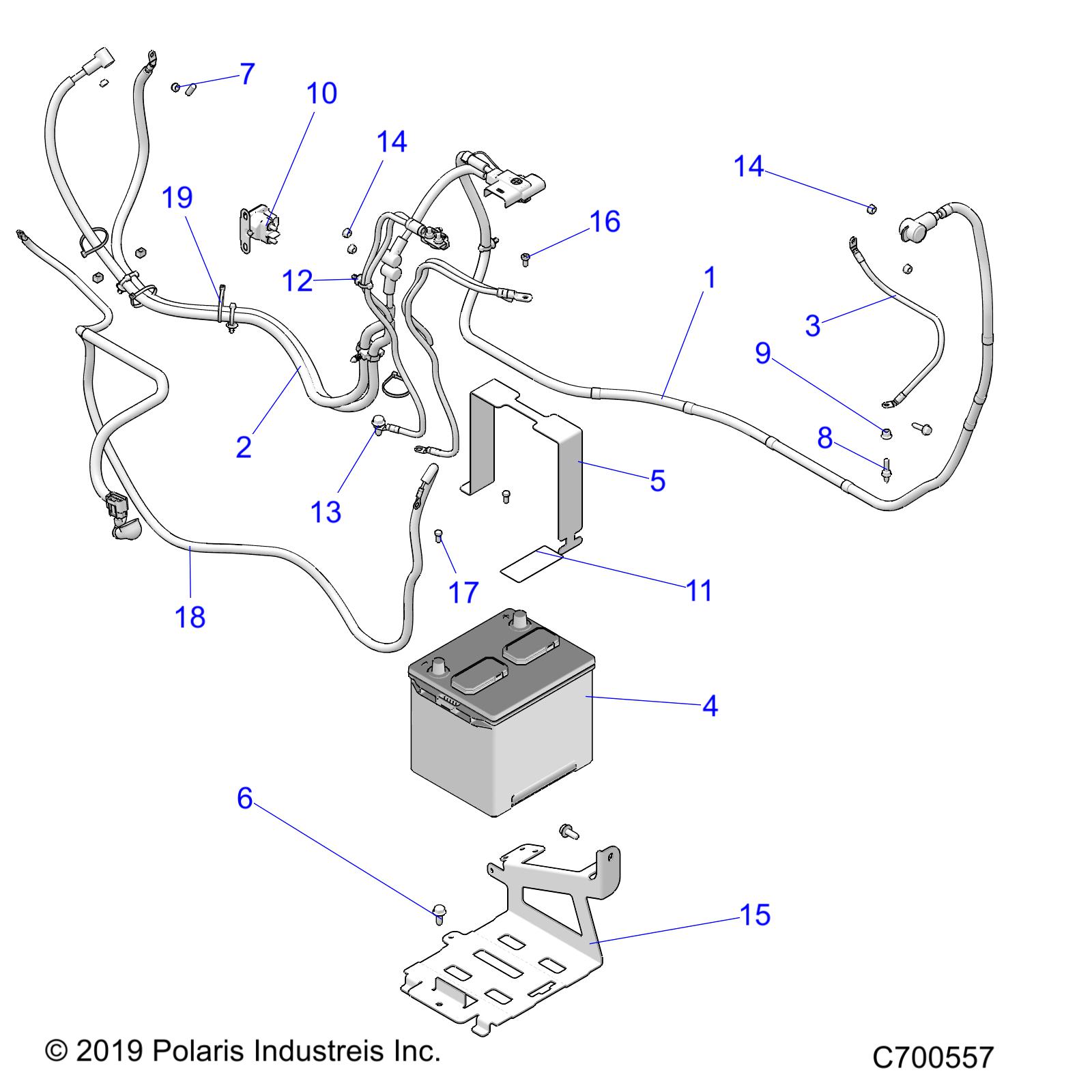 ELECTRICAL, BATTERY - R20RRR99A/B (C700557)