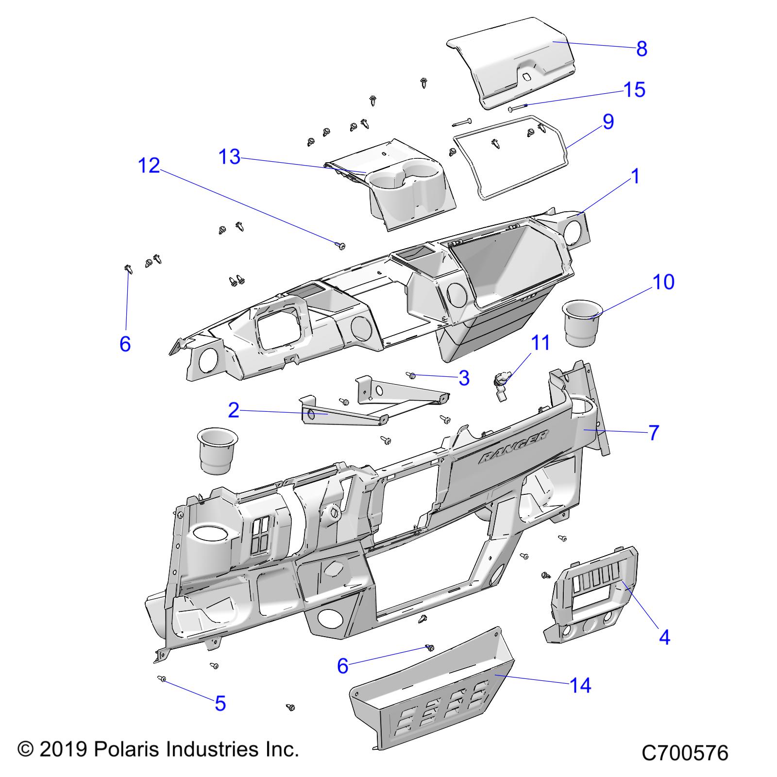 BODY, DASH - R21TAA99A1/A7/B1/B7 (C700576)