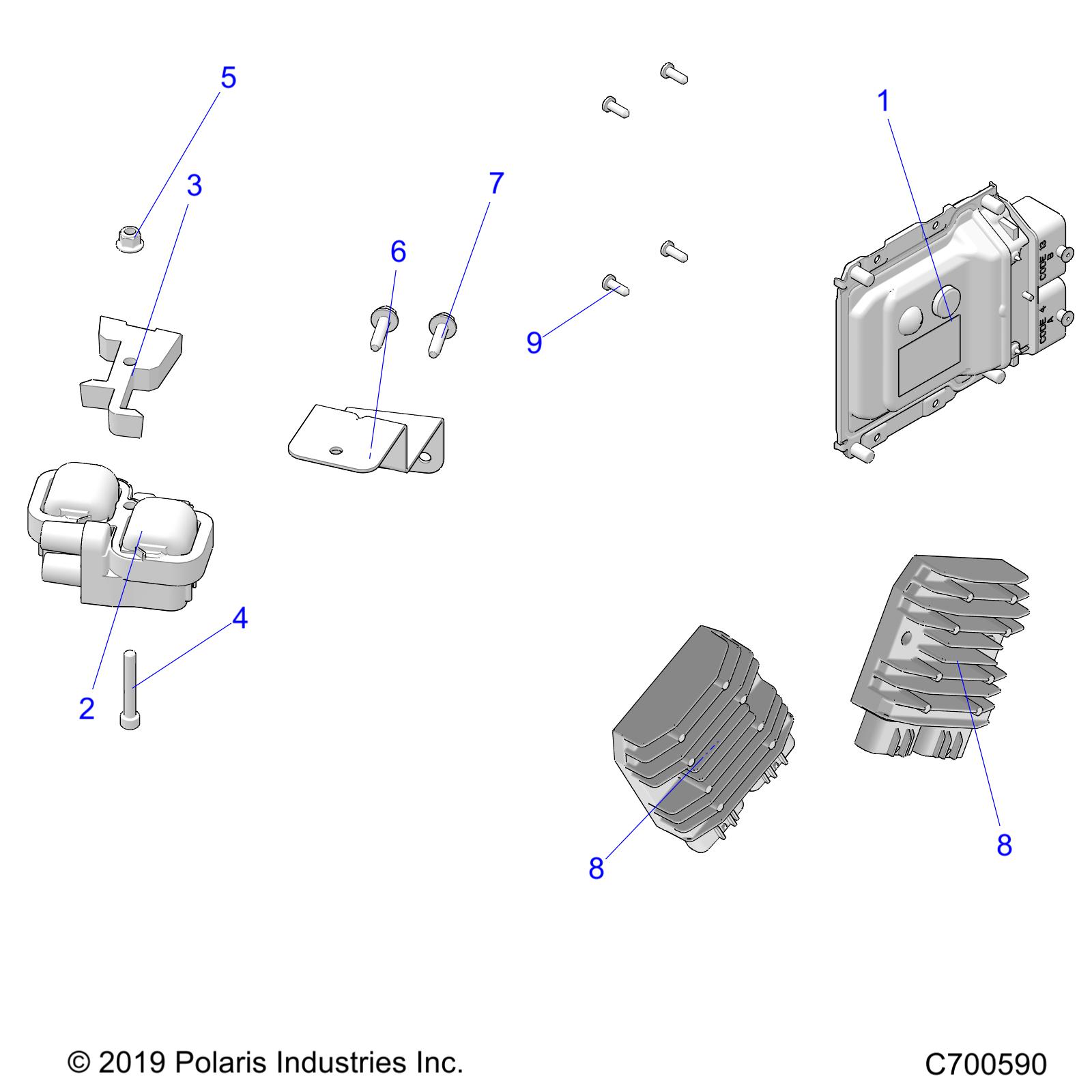 ELECTRICAL, SENSORS and MODULES - R20T6U99AM/AS/BM/BS (700590)