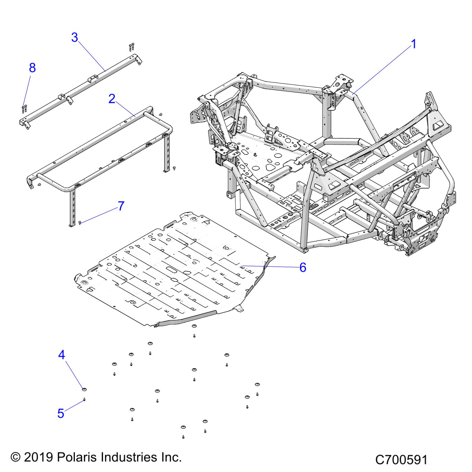 CHASSIS, MAIN FRAME - R22TAA99A1/A7 (C700591)