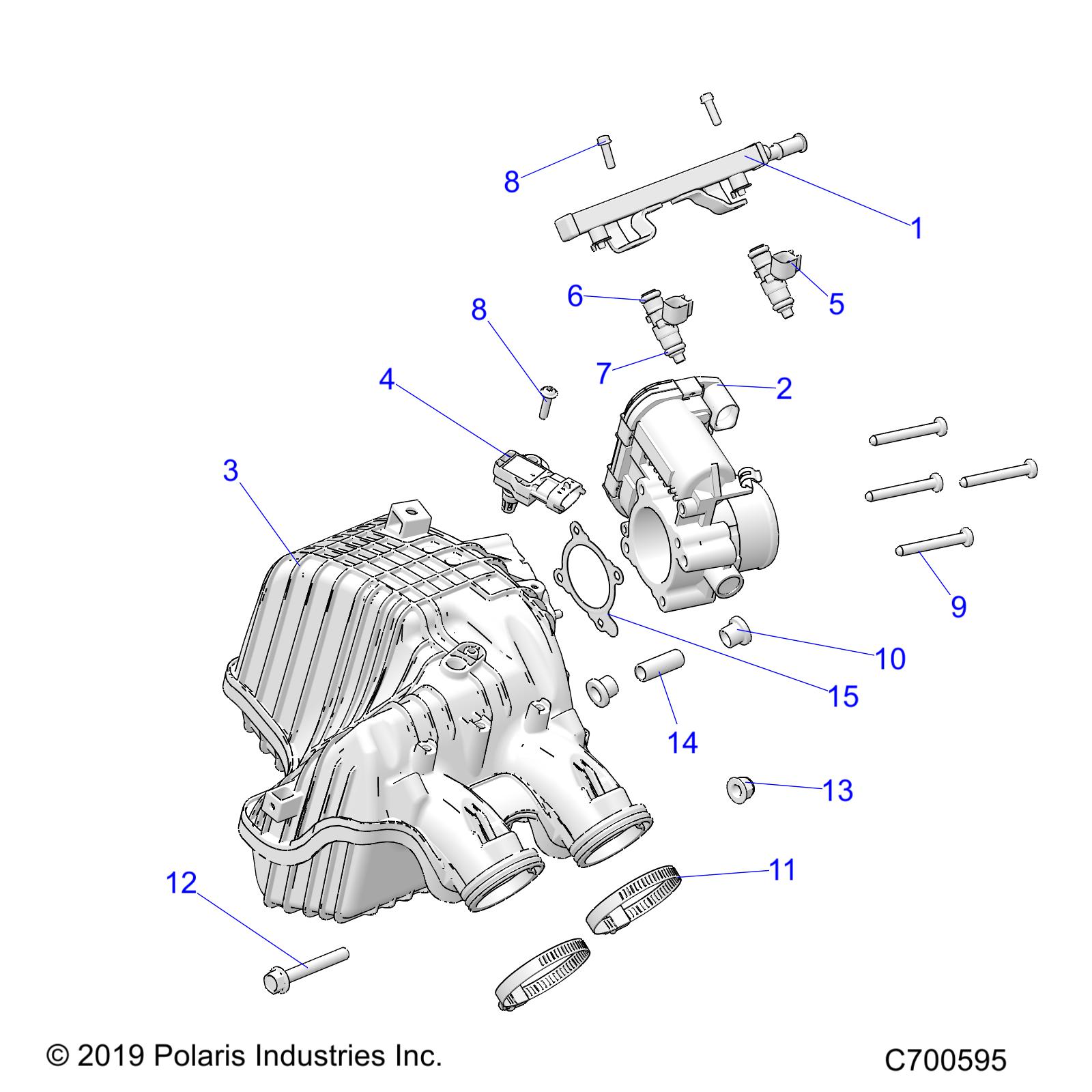 ENGINE, AIR INTAKE MANIFOLD - D25P2A99A4/B4/G99A4/U99A4/B4/W99A4 (C700595)