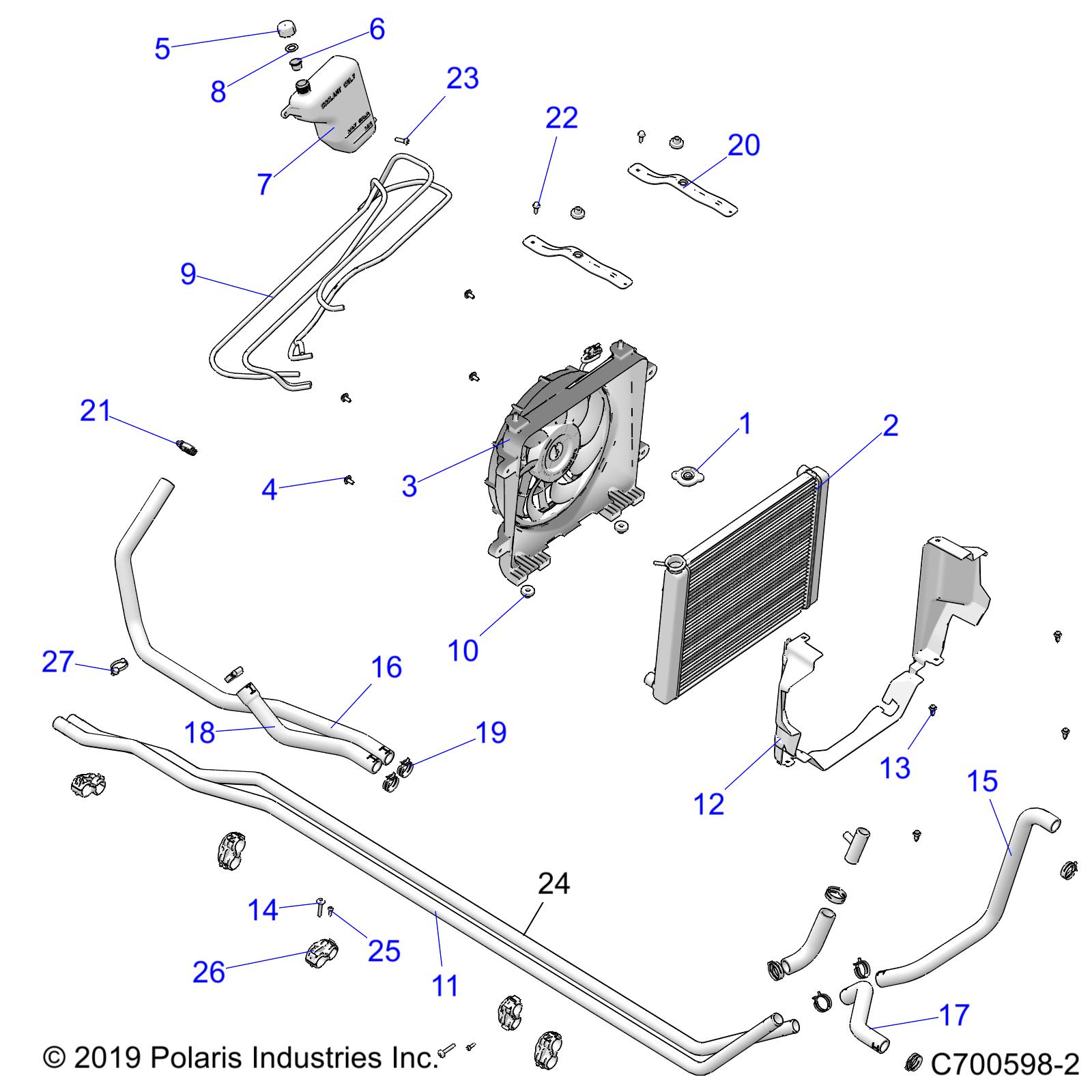 ENGINE, COOLING SYSTEM - R20T6A99A1/B1/E99A9/AM/AS/B9/BM/BS (C700598-2)