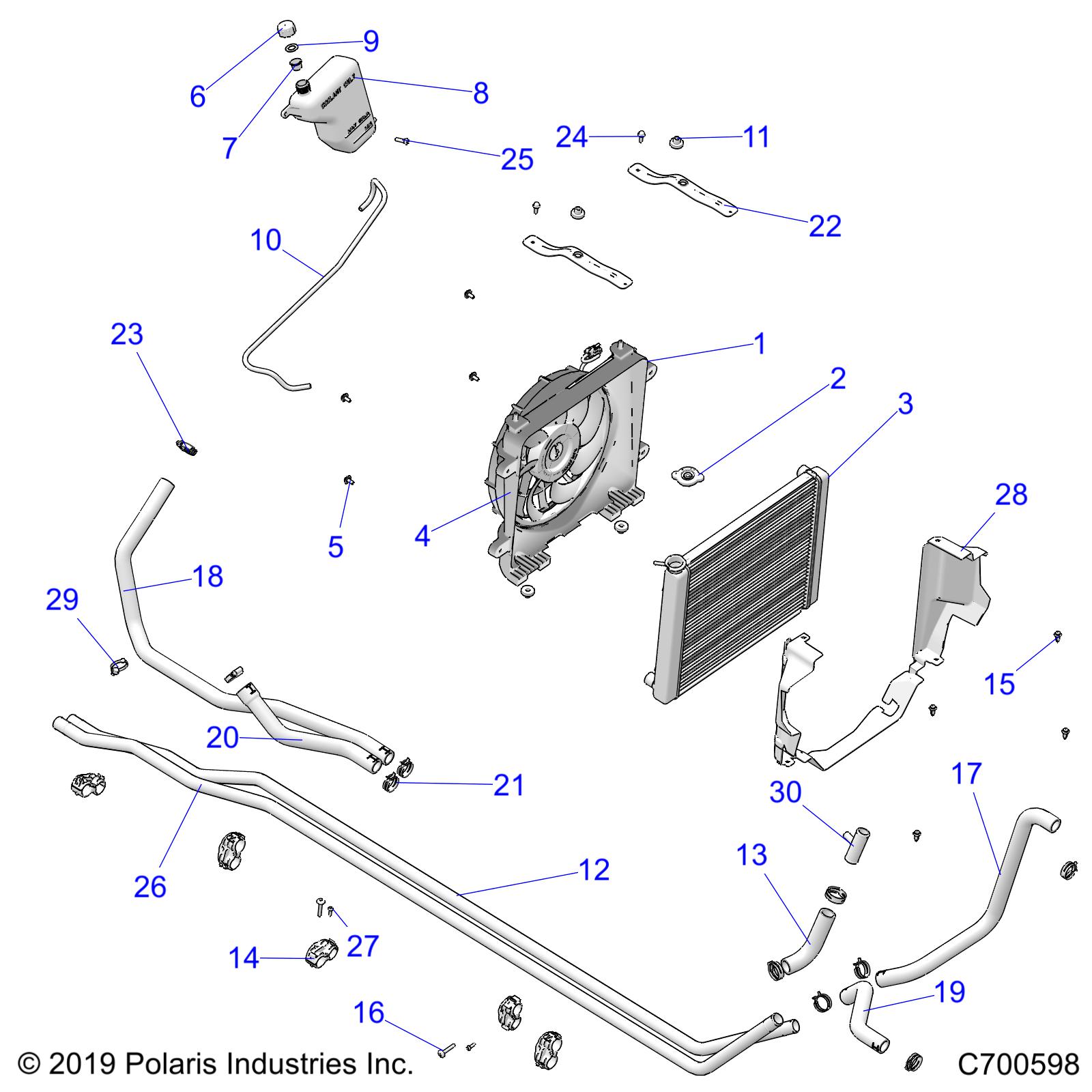 ENGINE, COOLING SYSTEM - R21TAS99CK (C700597