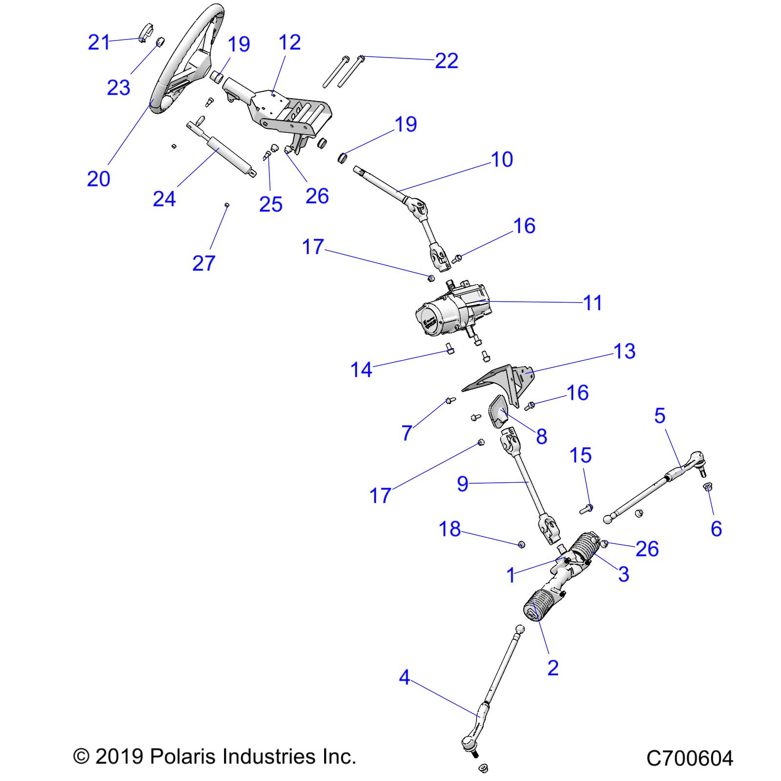 STEERING, STEERING ASM. - R21TAE99JA (C700604)