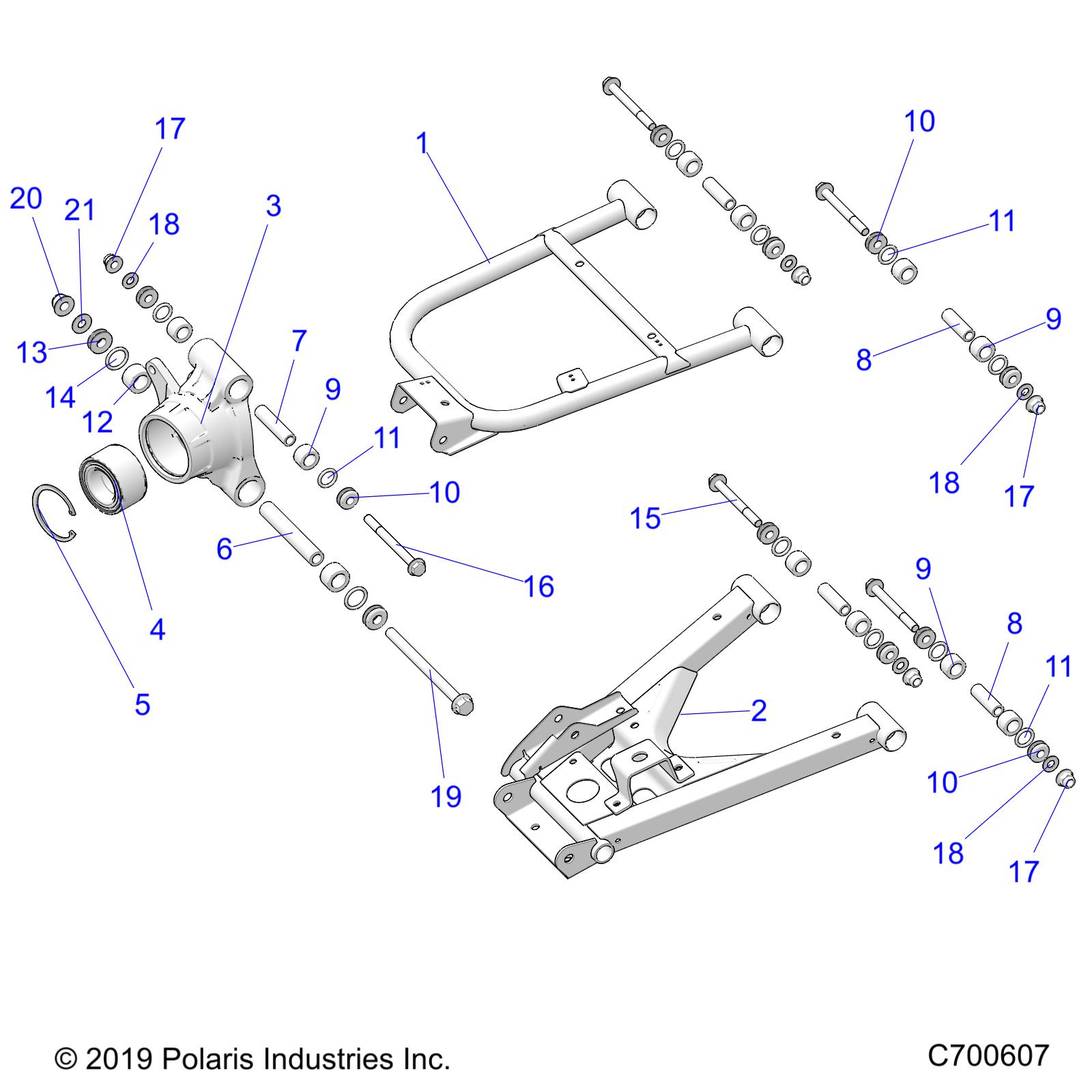 SUSPENSION, REAR - R25TAE99A1/AD/AM/A9/AJ/B1/BD/BM/B9/BJ (C700607)