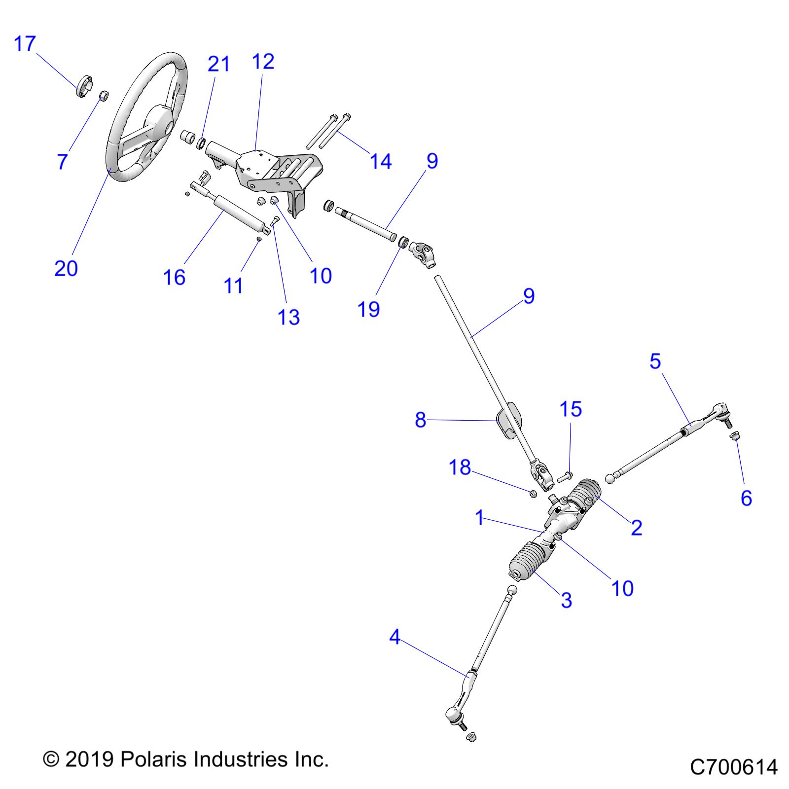 STEERING, STEERING ASM. - R21T6A99A1/B1 (C700614)