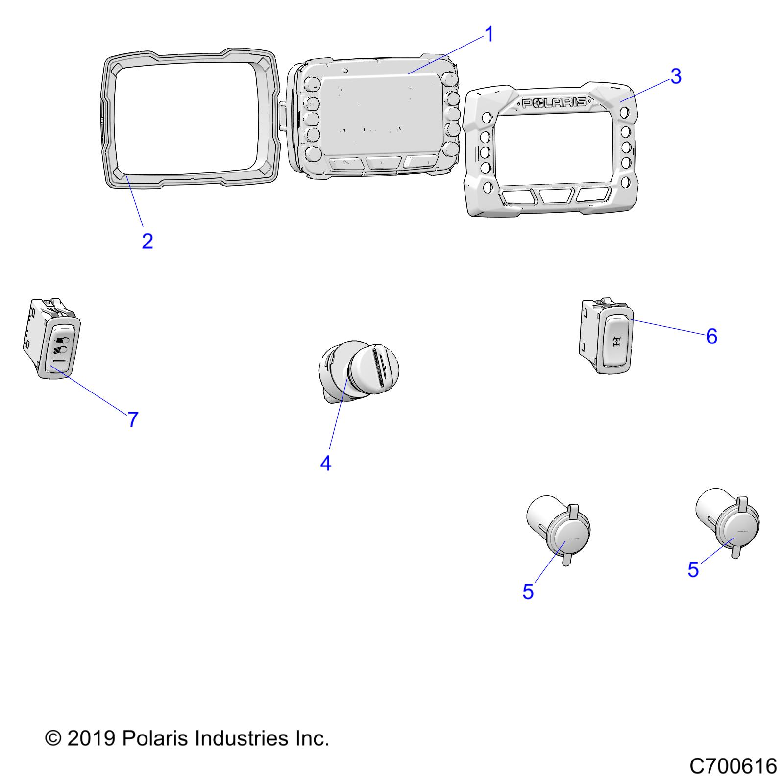 ELECTRICAL, DASH CONTROLS - R20T6A99A1/B1/E99A9/AM/AS/B9/BM/BS (C700616)