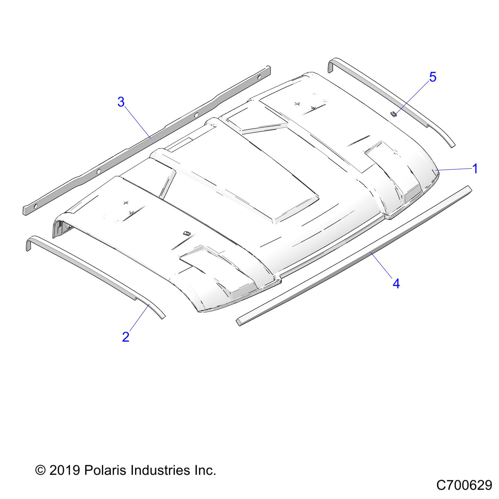 ACCESSORY, ROOF - R20RRF99AV/BV (C700629)