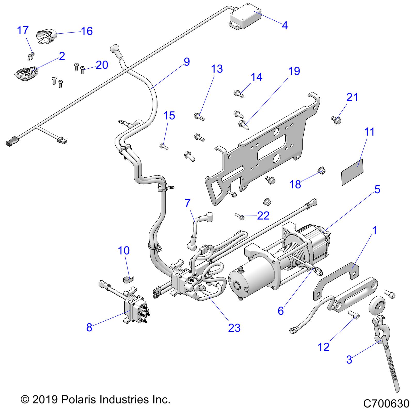 ACCESSORY, WINCH - R20RSW99AA/AP/AX/A9 (C700630)