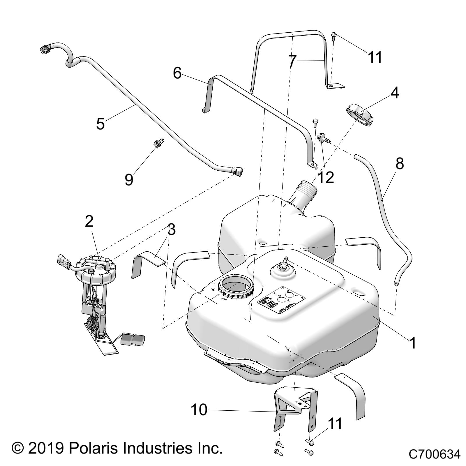 BODY, FUEL TANK - R20RSW99AA/AP/AX/A9 (C700634)