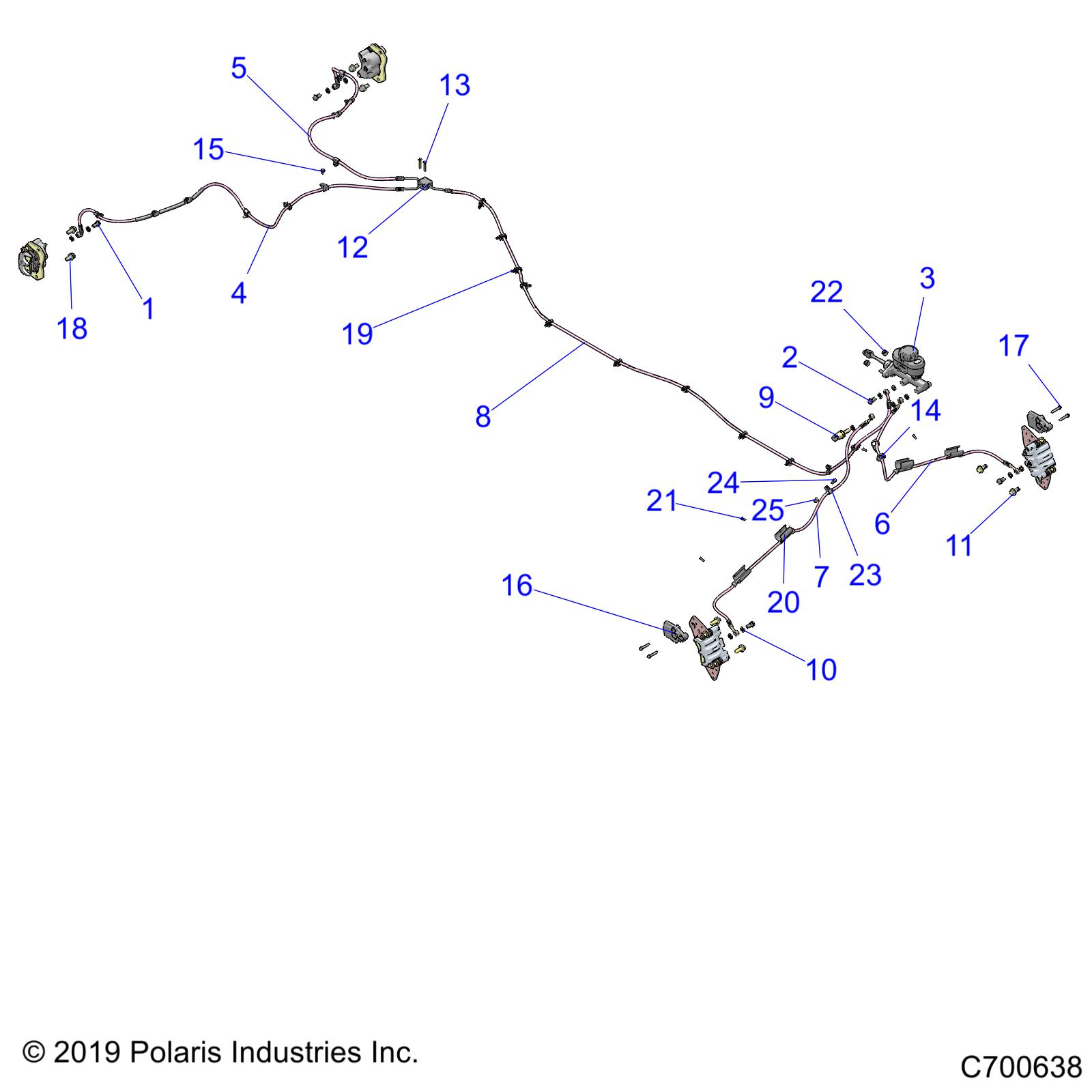 BRAKES, BRAKE LINES AND MASTER CYLINDER - R20RSE99AA/AP/AX/A9/BA/BP/BX/B9 (C700638)