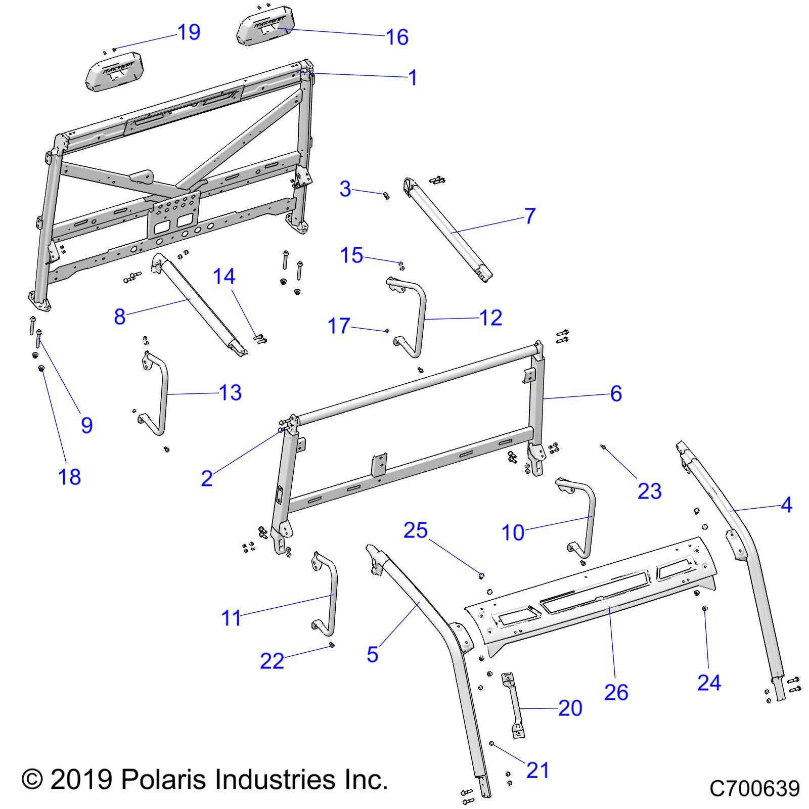 CHASSIS, CAB FRAME - R21RSV99AC/BC (C700639)