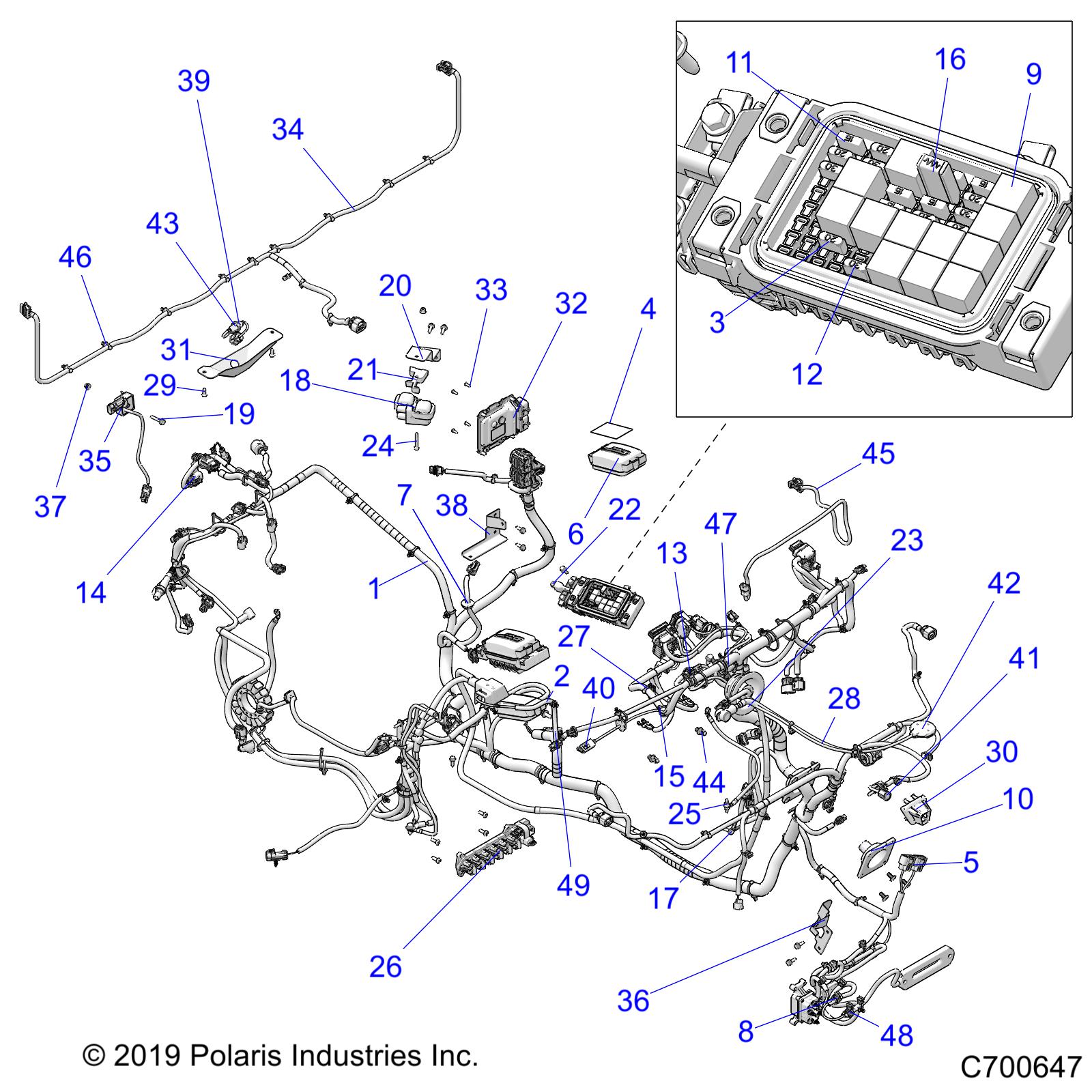 ELECTRICAL, WIRE HARNESS - R19RRW99A9/AD/AJ/AP/B9/BD/BJ/BP (C700647)