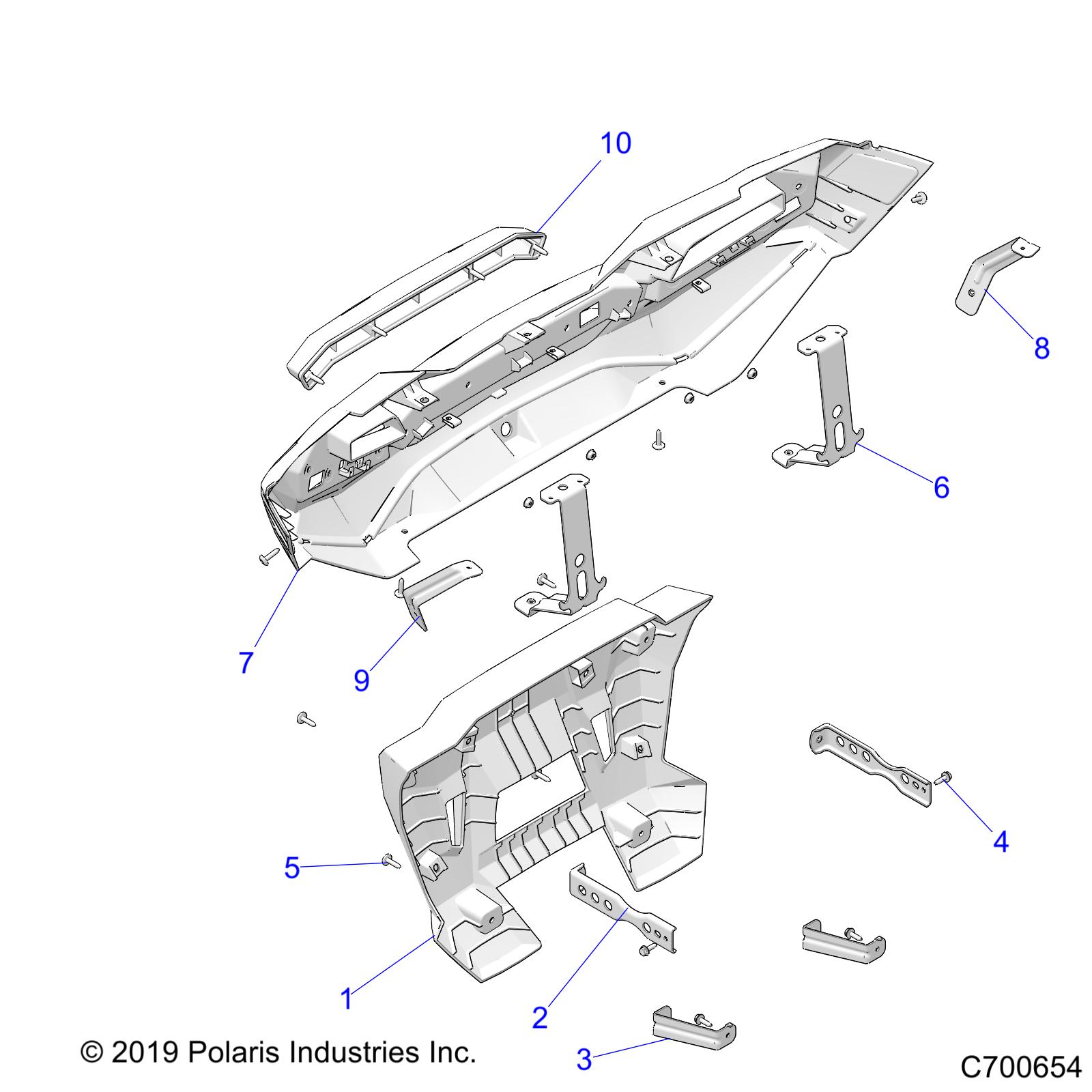 BODY, REAR BUMPER - Z20NAE92AL/AR/BL/BR/F92AL/AR (C700654)