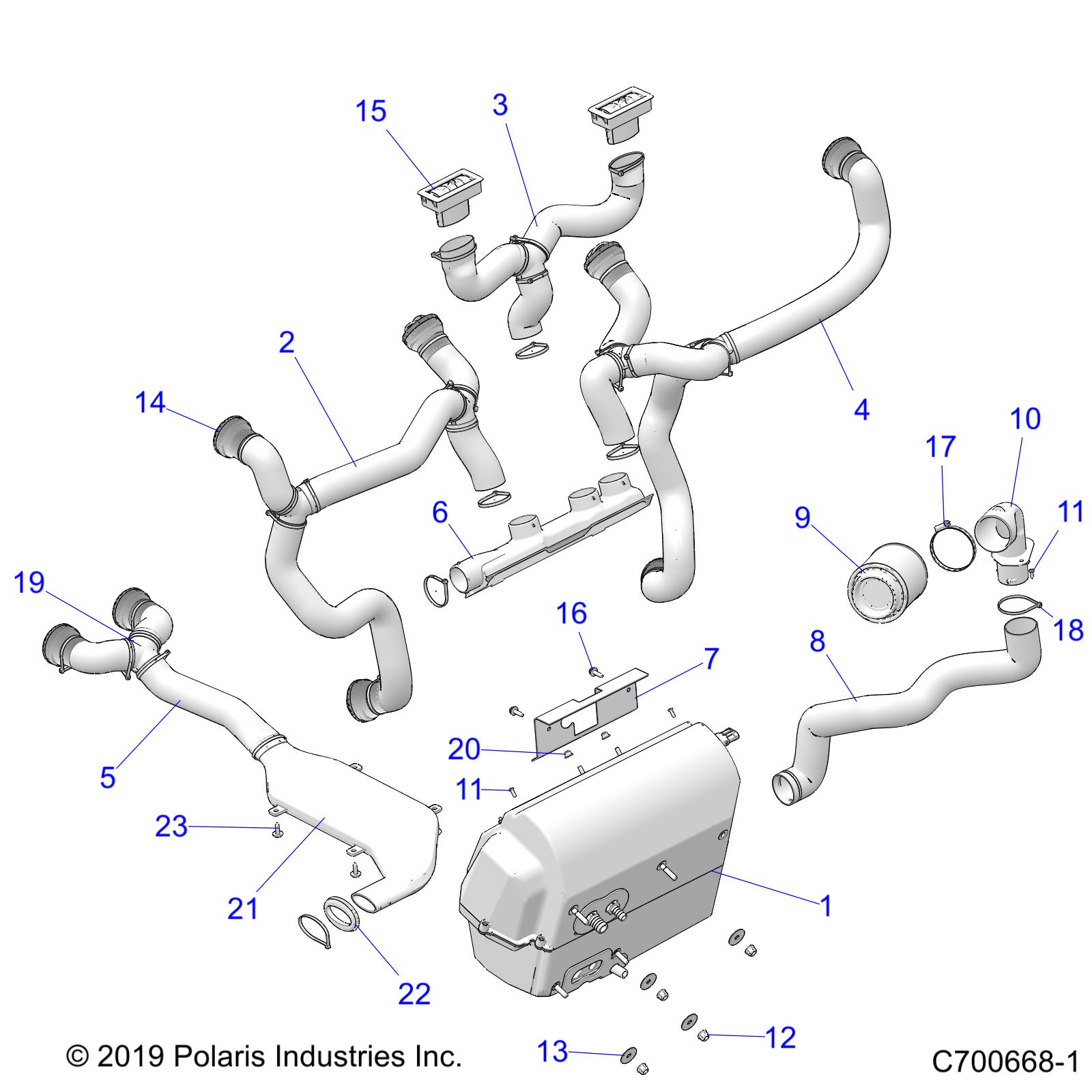 BODY, HVAC DUCTING - R20RSW99AA/AP/AX/A9/BA/BP/BX/B9 (C700668-1)