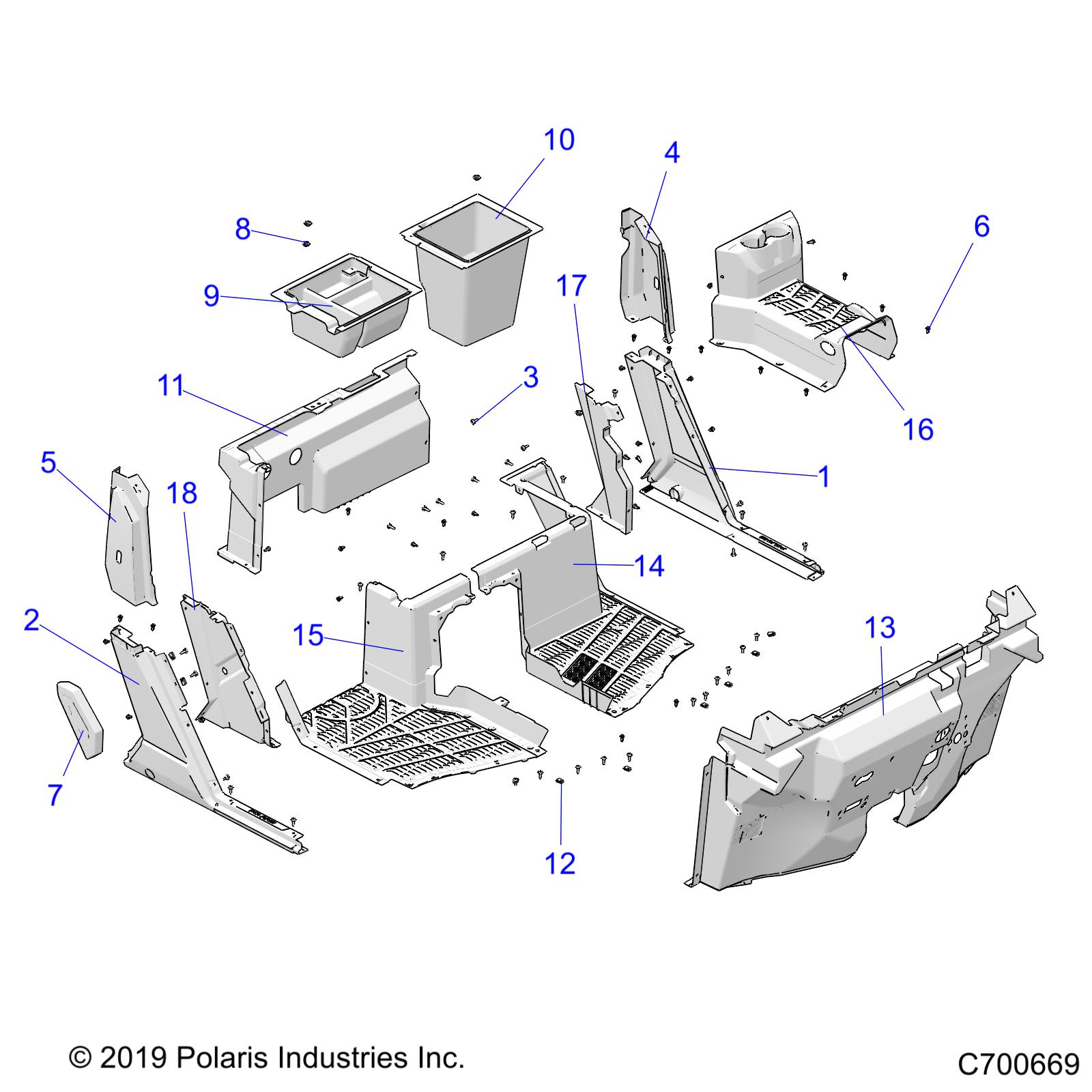 BODY, FRONT FLOOR AND ROCKERS - R20RSW99AA/AP/AX/A9 (C700669)