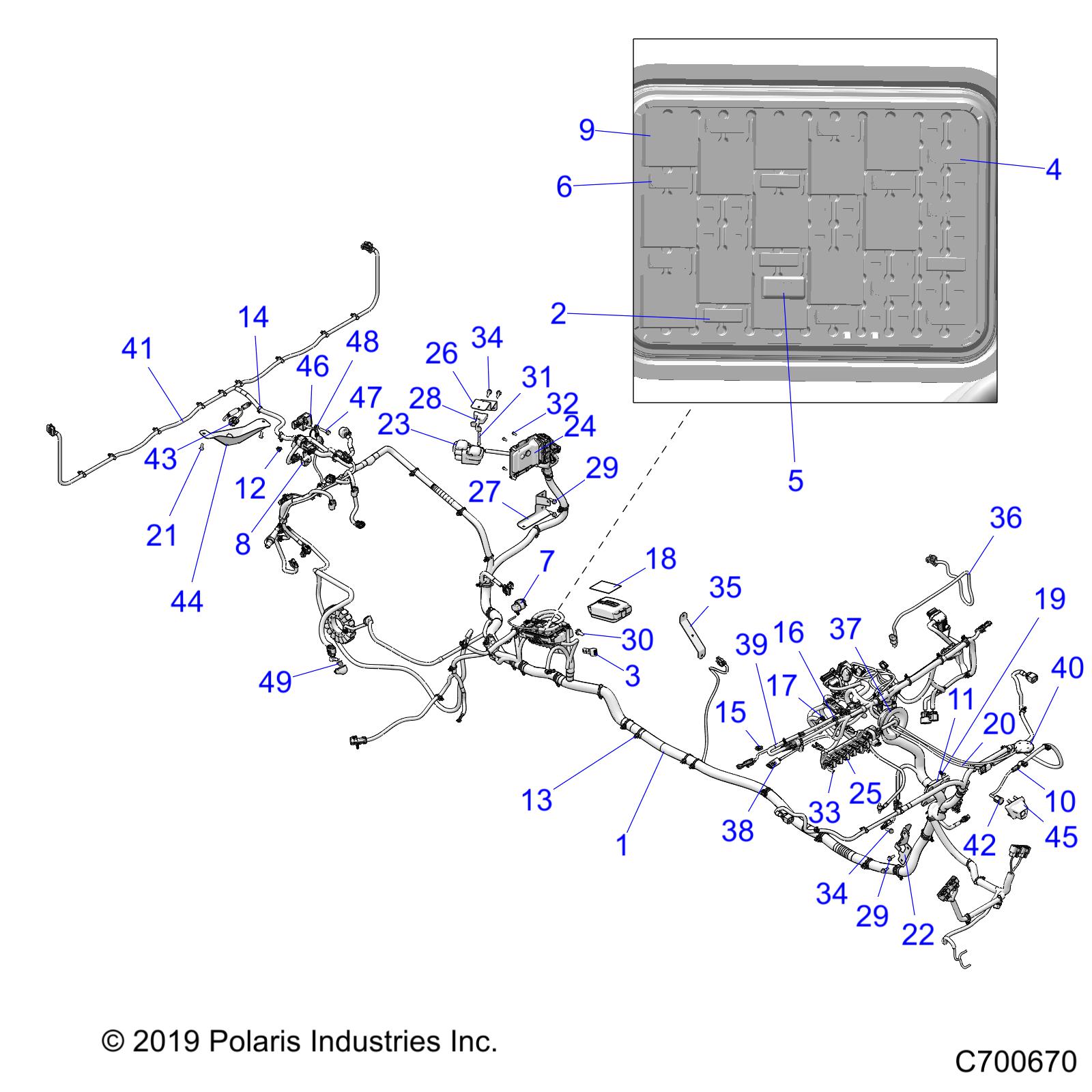 ELECTRICAL, WIRE HARNESS - R20RSW99AA/AP/AX/A9/BA/BP/BX/B9 (C700670)