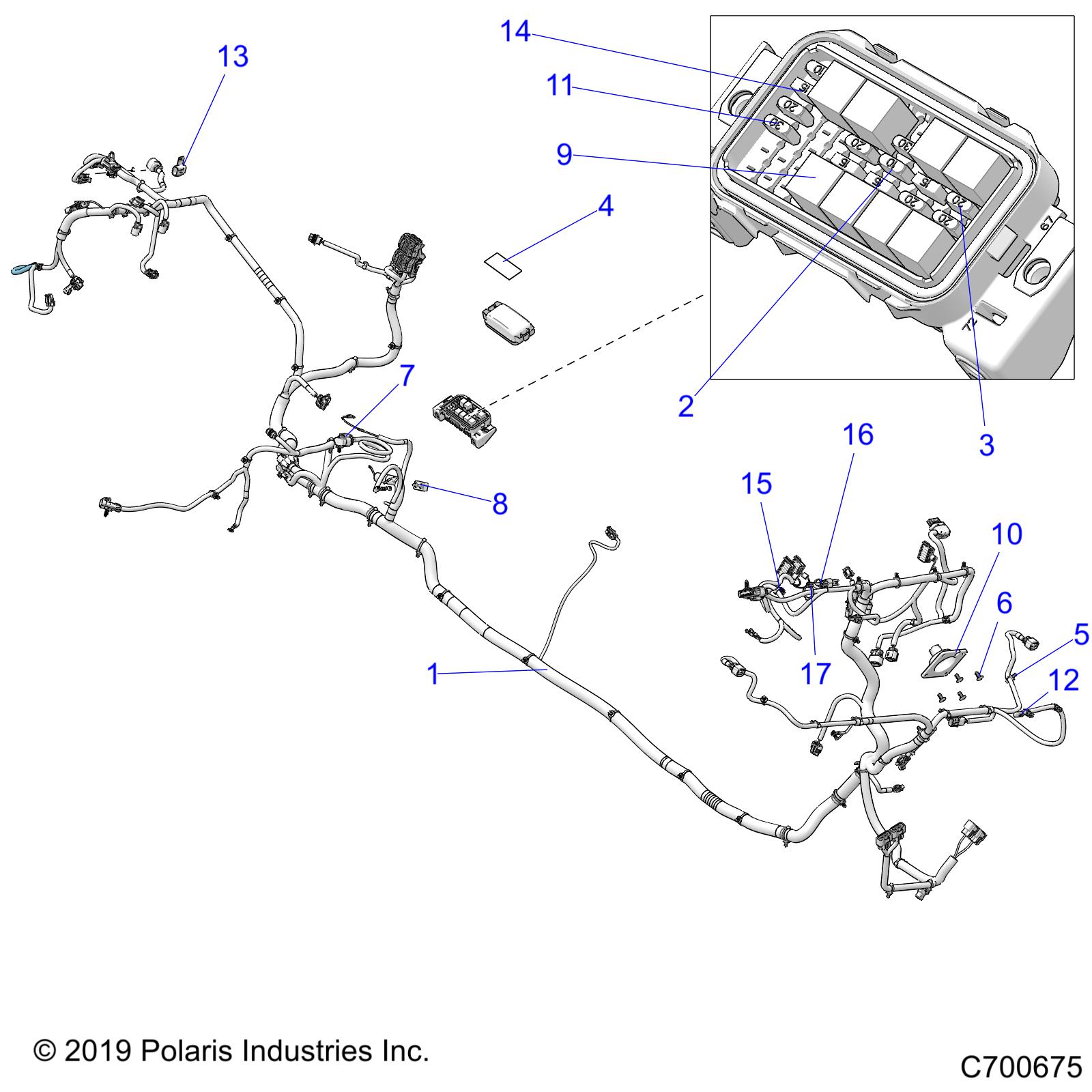 ELECTRICAL, WIRE HARNESS - R20RSF99AV/BV (C700675)