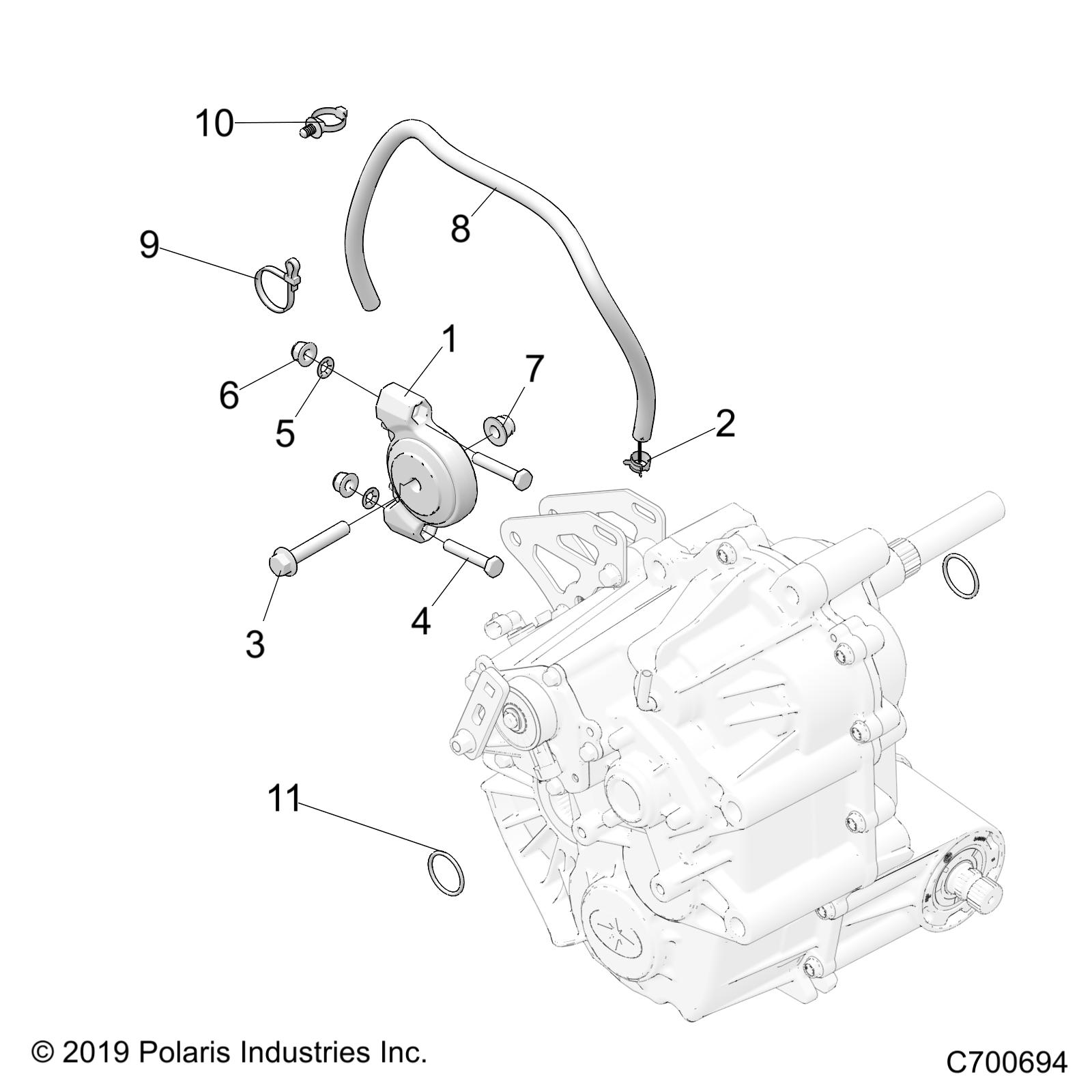 DRIVE TRAIN, MAIN GEARCASE MOUNTING - R22RRM99AG (C700694)