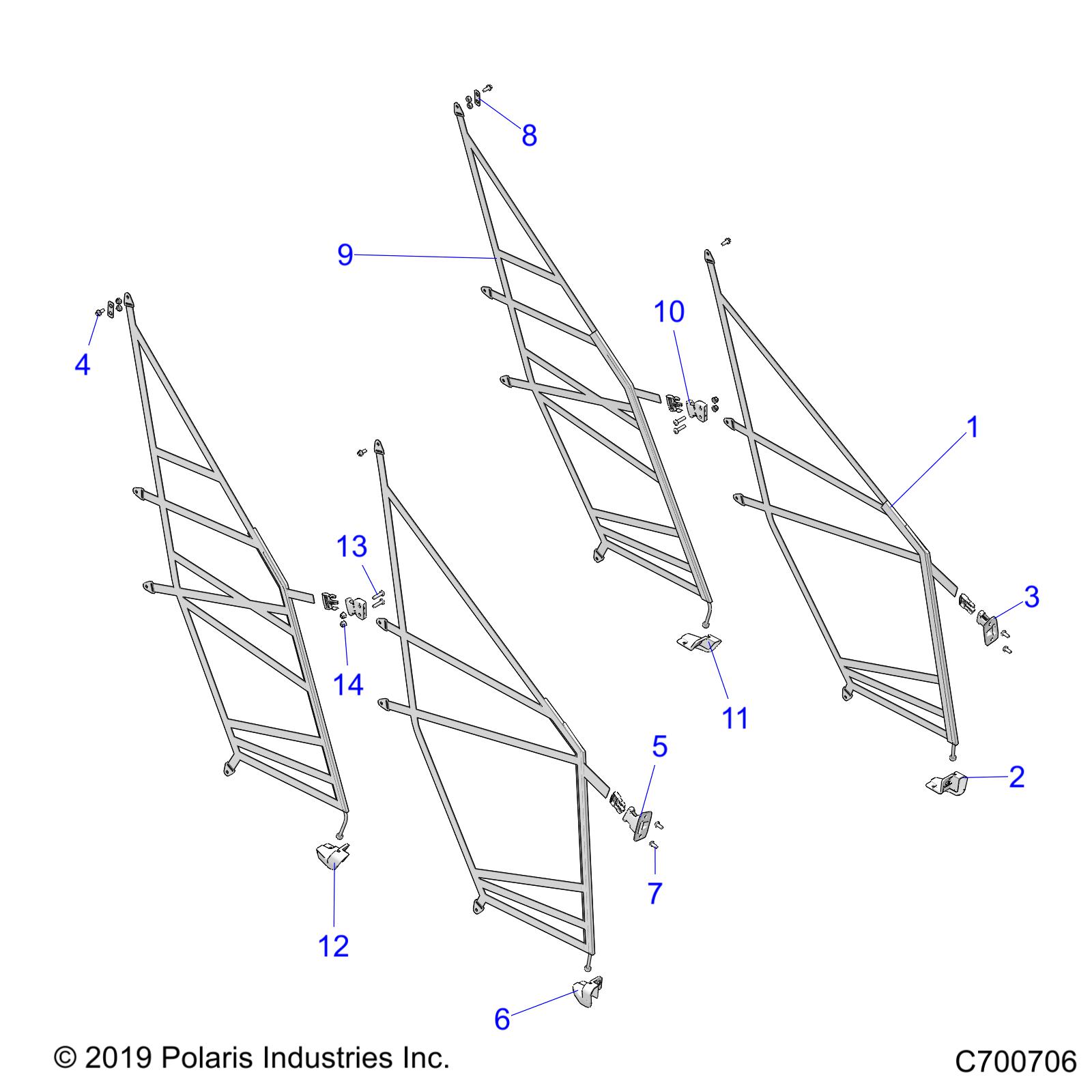 BODY, SIDE NETS - R20T6U99AM/AS/BM/BS (C700706)