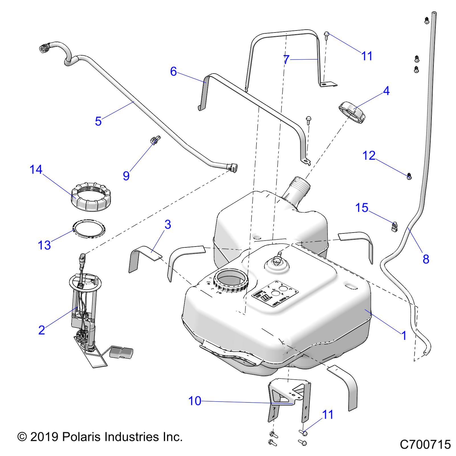 BODY, FUEL TANK - R21RSB99AZ/BZ (C700715)