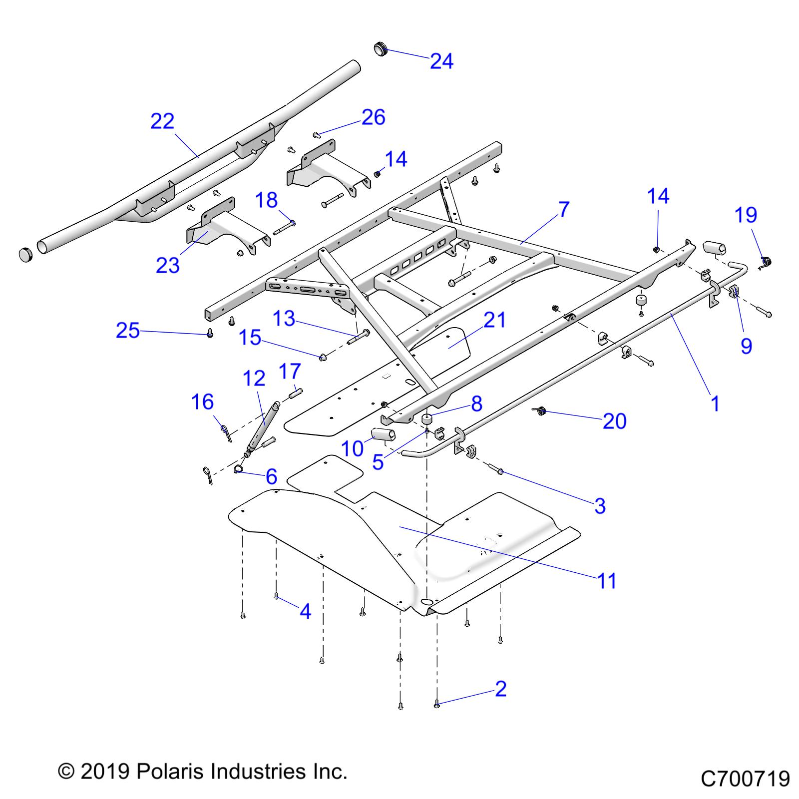 BODY, BOX, MOUNTING - R20RRM99AL (C700719)