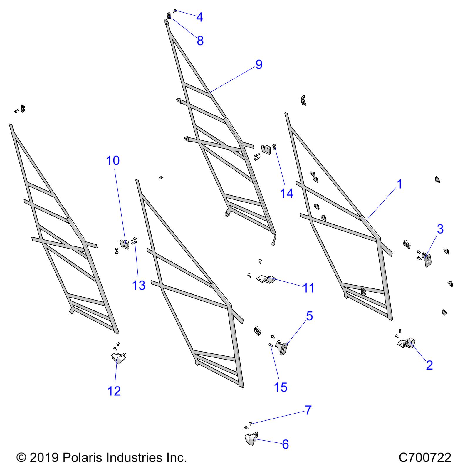 BODY, DOOR NETS - R20RSE99A/B (C700722)