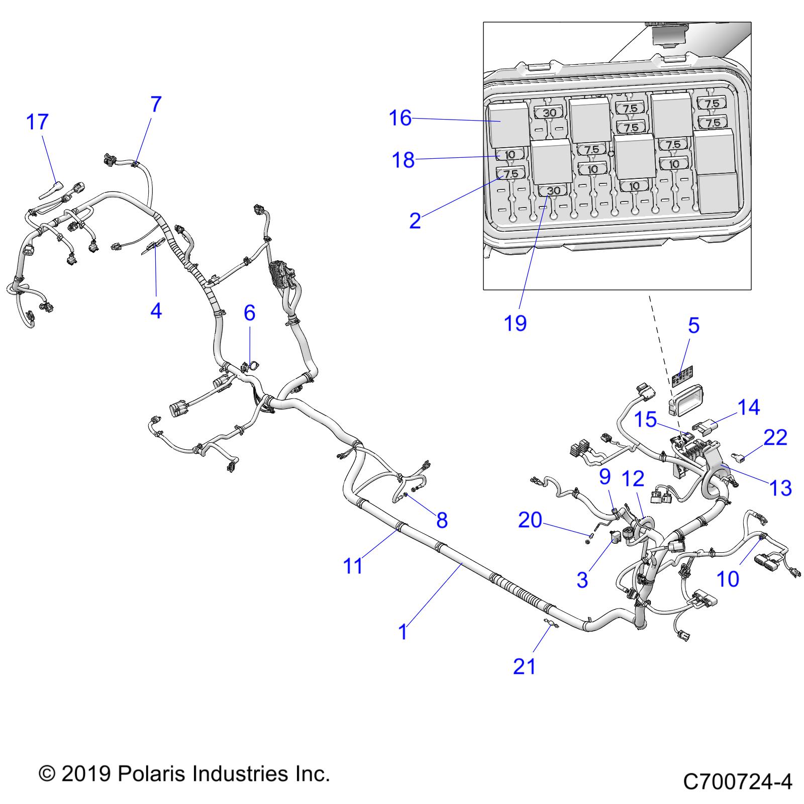 ELECTRICAL, WIRE HARNESS - Z20P4E92AC (C700724-4)