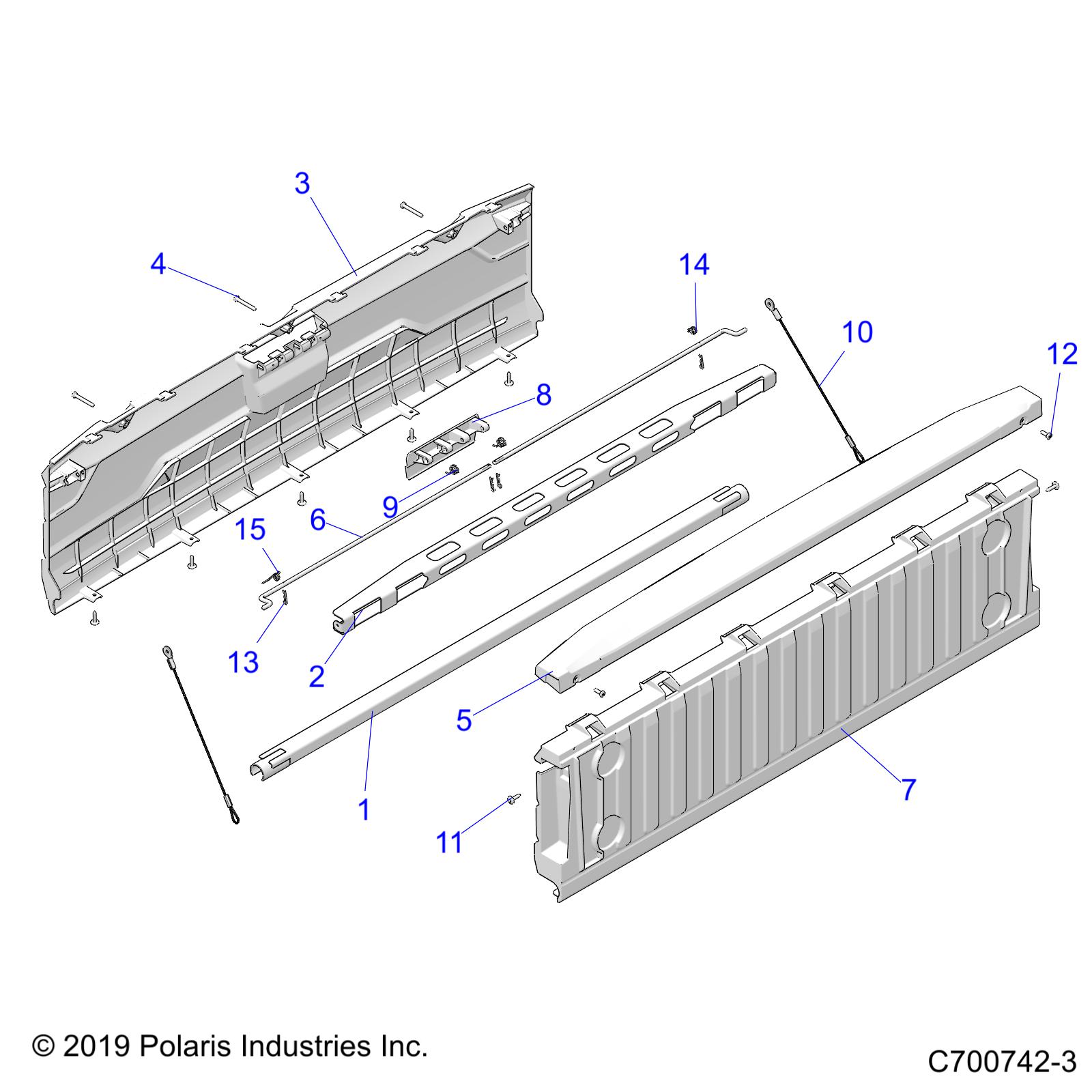 BODY, BOX, TAILGATE - R20T6A99A1/B1/E99A9/AM/AS/B9/BM/BS (C700742-3)