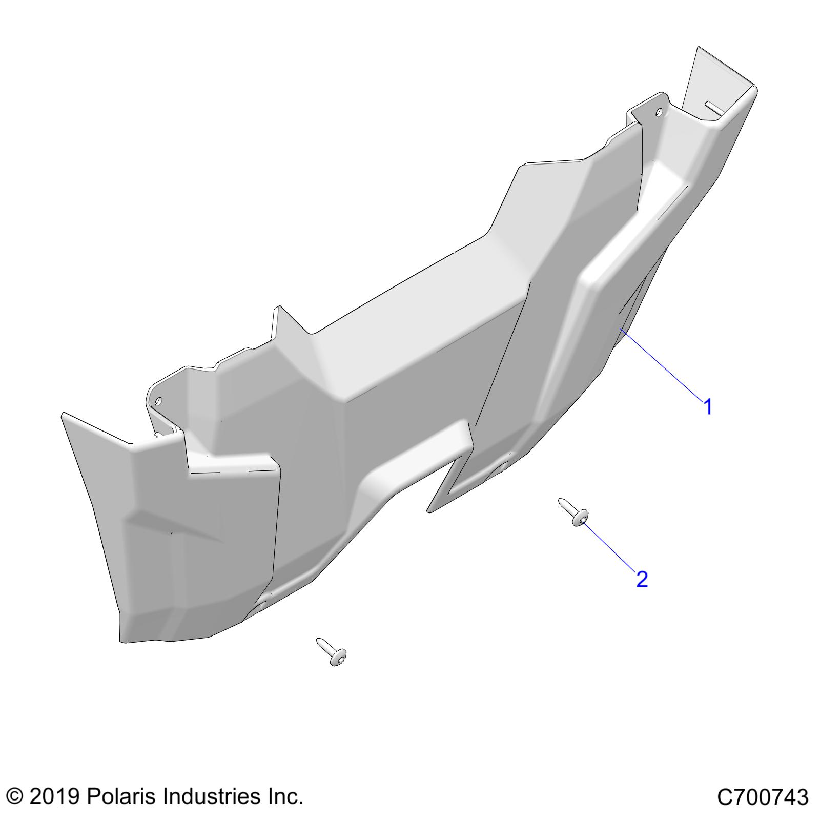 BODY, LOWER, FRONT FACIA - R21T6A99A1/B1 (C700743)