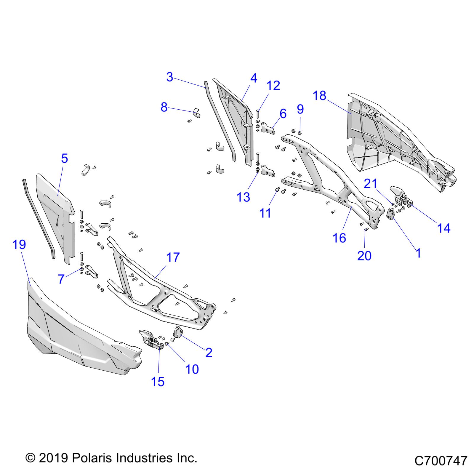 BODY, DOORS - Z20PAE92AC/BC/F92AC (C700747)