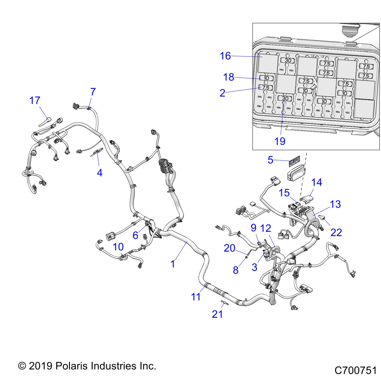 ELECTRICAL, WIRE HARNESS - Z20PAE92AC (C700751)