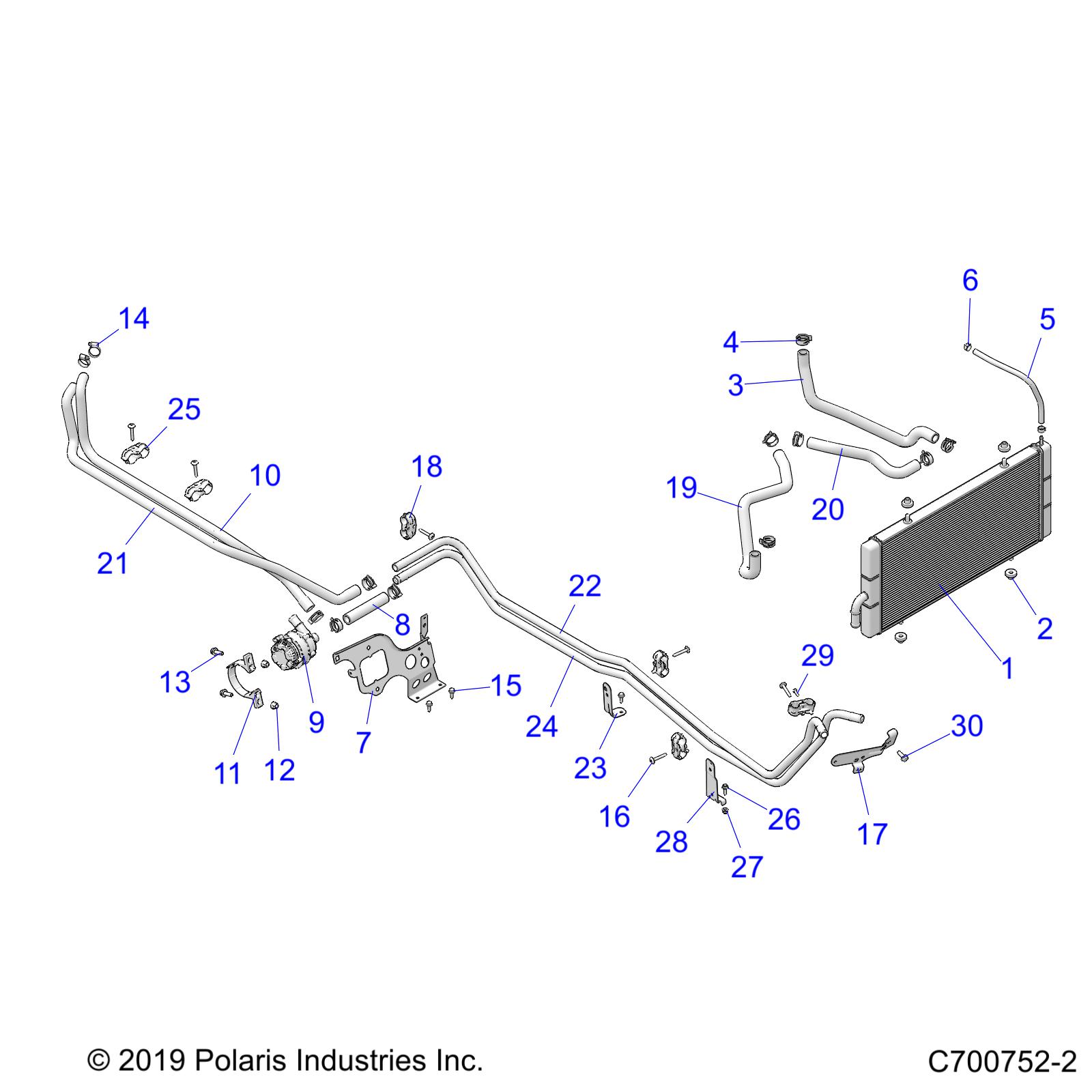 ENGINE, COOLING, AUX. SYSTEM - Z20PAE92AC/BC/F92AC/LC (C700752-2)