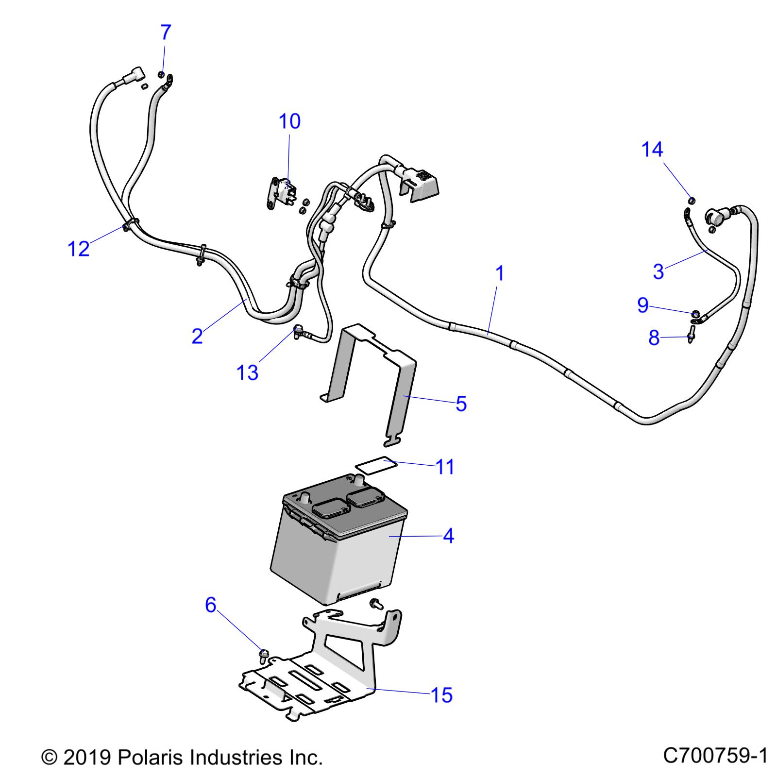 ELECTRICAL, BATTERY - R22RRE99AC/AM/AS/A9/B9/BS/BM (C700759-1)