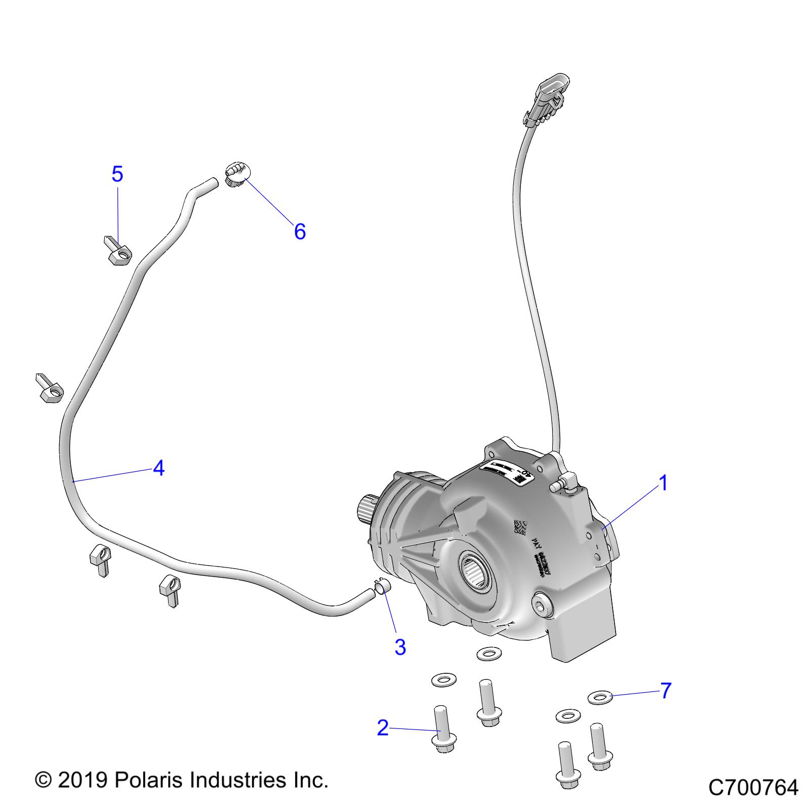 DRIVE TRAIN, FRONT GEARCASE MOUNTING - R20RSX99A9/AA/AP/AX/B9/BA/BP/BX (C700764)