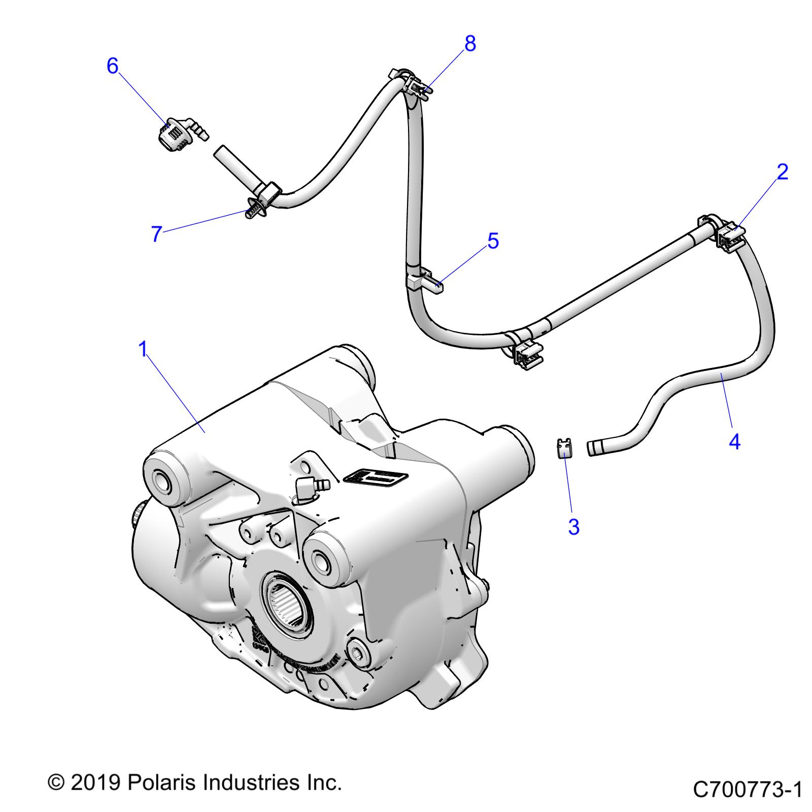 DRIVE TRAIN, FRONT GEARCASE MOUNTING - Z20P4L92AG/AP/BG/BP/LG/G92AG/AP/LG (C700773-1)