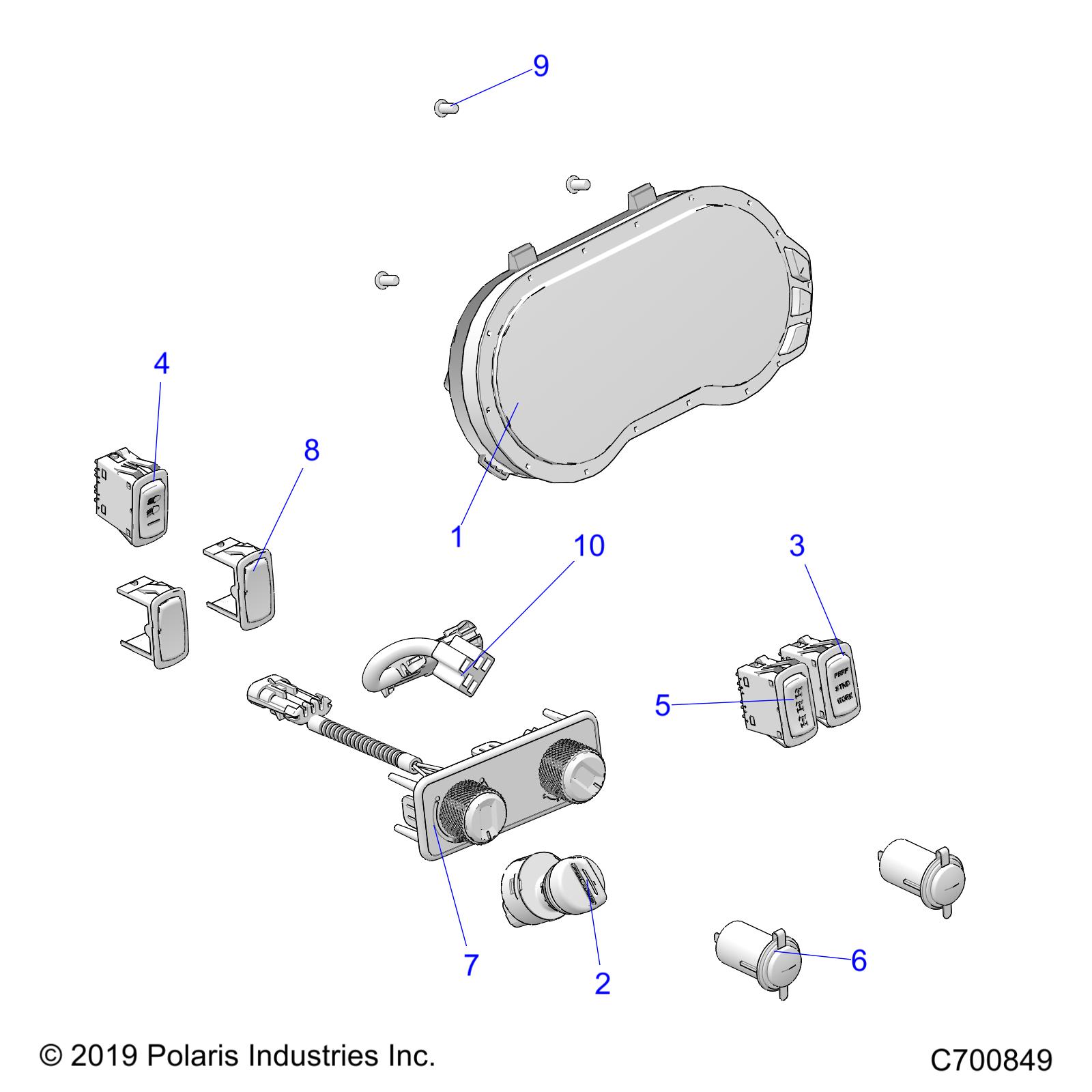 ELECTRICAL, DASH INSTRUMENTS - R20RSR99A/B (C700849