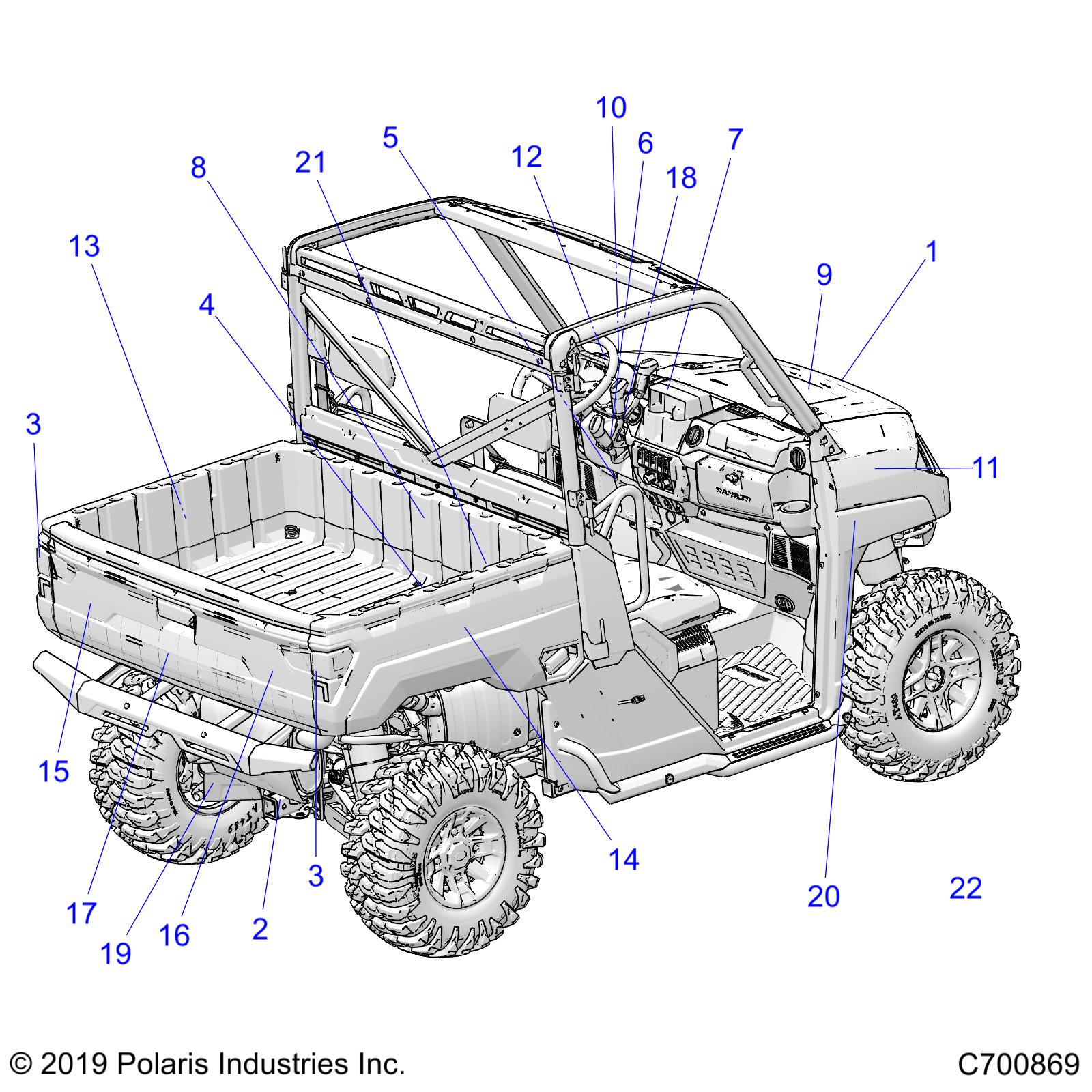 BODY, DECALS - R20RRE99F1/F9/FK/S99C1/C9/CK/S99F1/F9/FK/P99CF/FF (C700869)