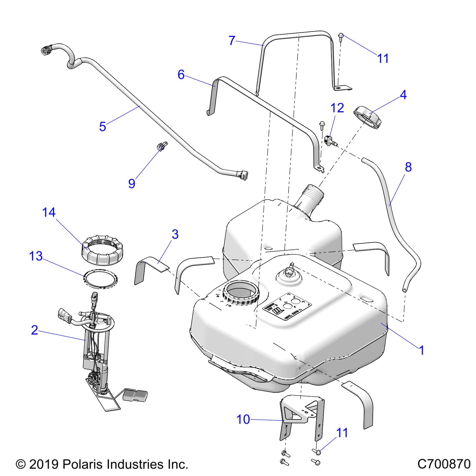 FUEL SYSTEM, TANK - R23RRE99PJ/RRS99PK (C700870)