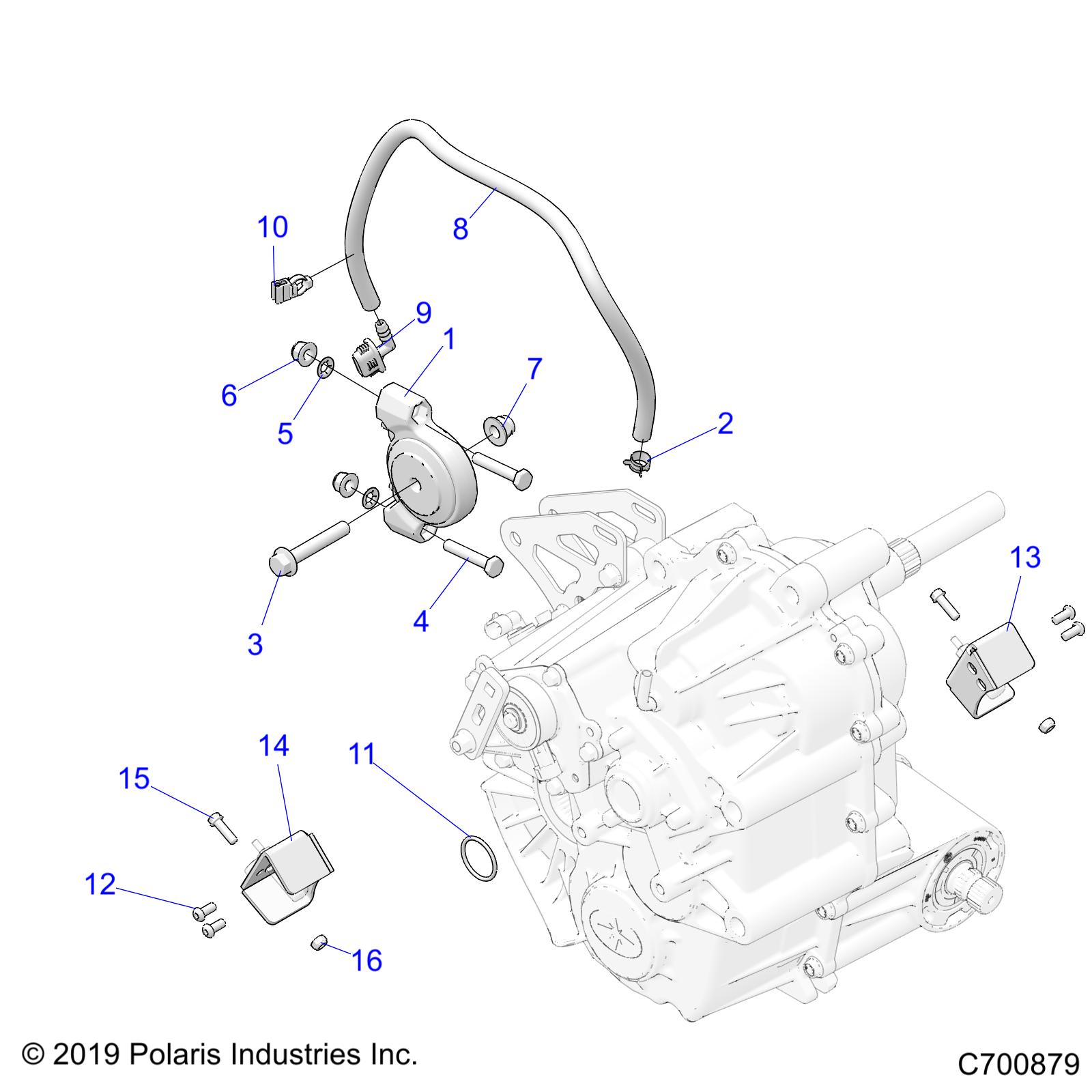 DRIVE TRAIN, MAIN GEARCASE MOUNTING - R20RRP99CF/FF (C700879)